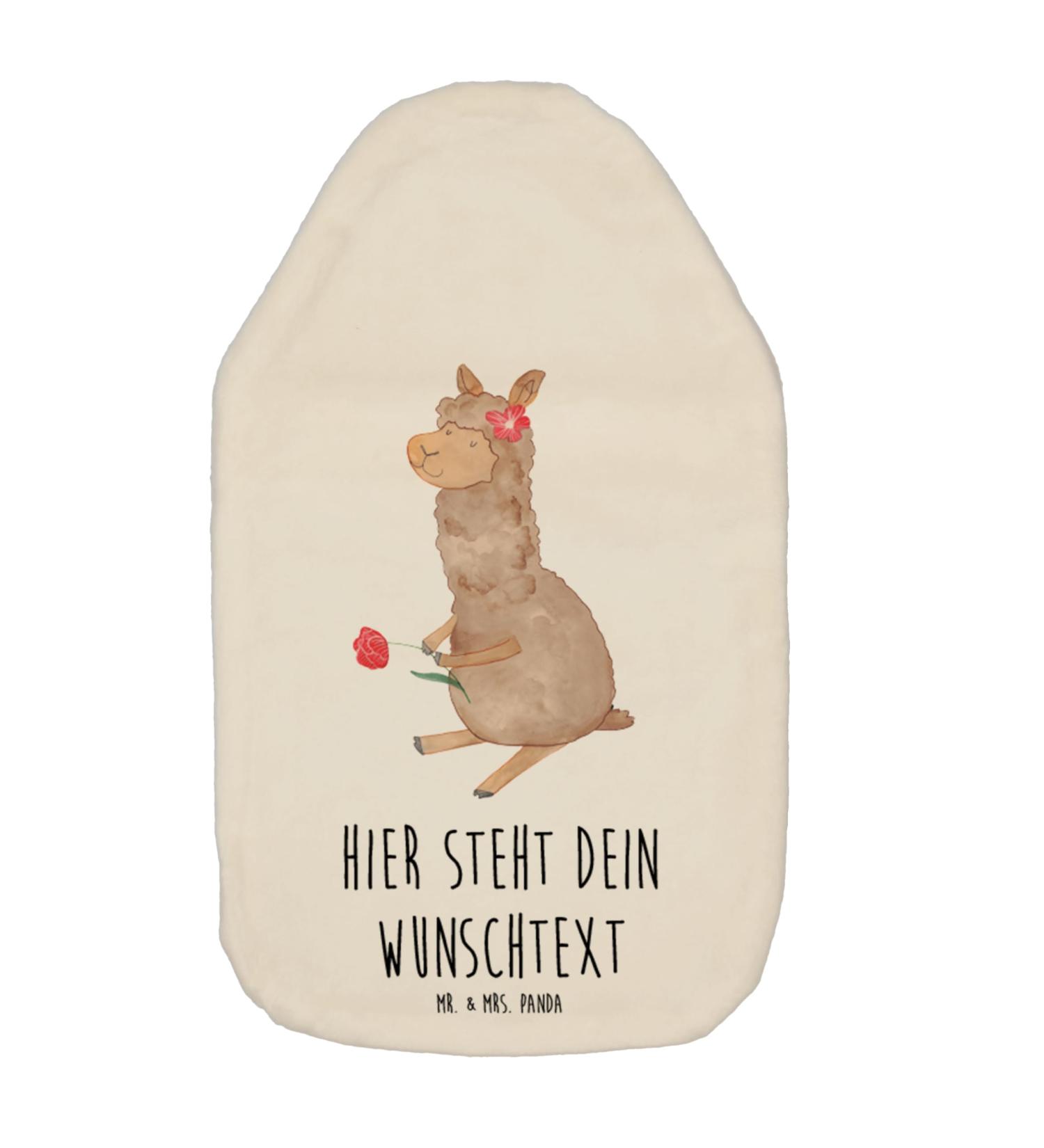 Mr. & Mrs. Panda Personalized Heat Bottle - Custom Alpaca Flower Gift | Warming Pillows & Decorations - Buy Online on GoSupps.com