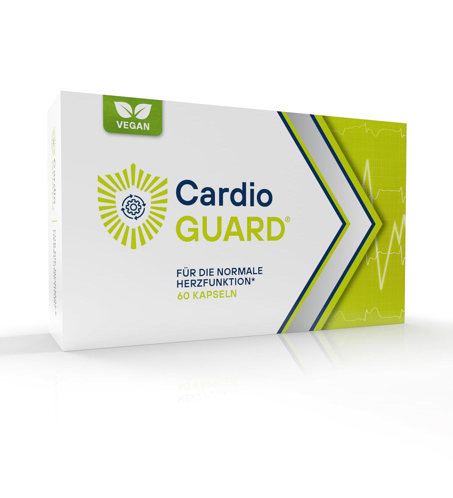 Cardio GUARD - Supports Heart Function & Energy Metabolism | 60 Capsules Monthly Pack | International Shipping Available - Buy Online on GoSupps.com