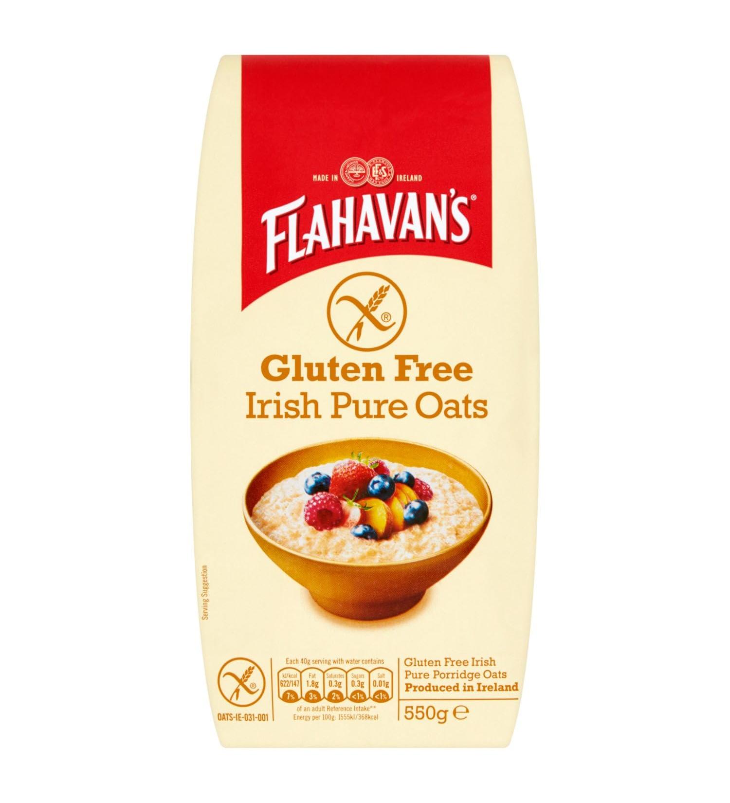 Flahavan's Gluten Free Irish Pure Oats (550 Grams)