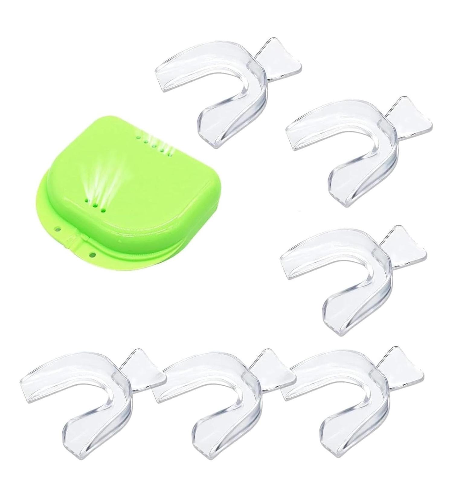 6PCS Dental Trays for Whitening Teeth Thermoplastic Teeth Whitening Mouth Trays Tooth Mouth Guard Whitening Teeth Trays with Case Mouth Guard Care Oral Hygiene Tooth Tool 6 Count (Pack of 1) - Buy Online on GoSupps.com