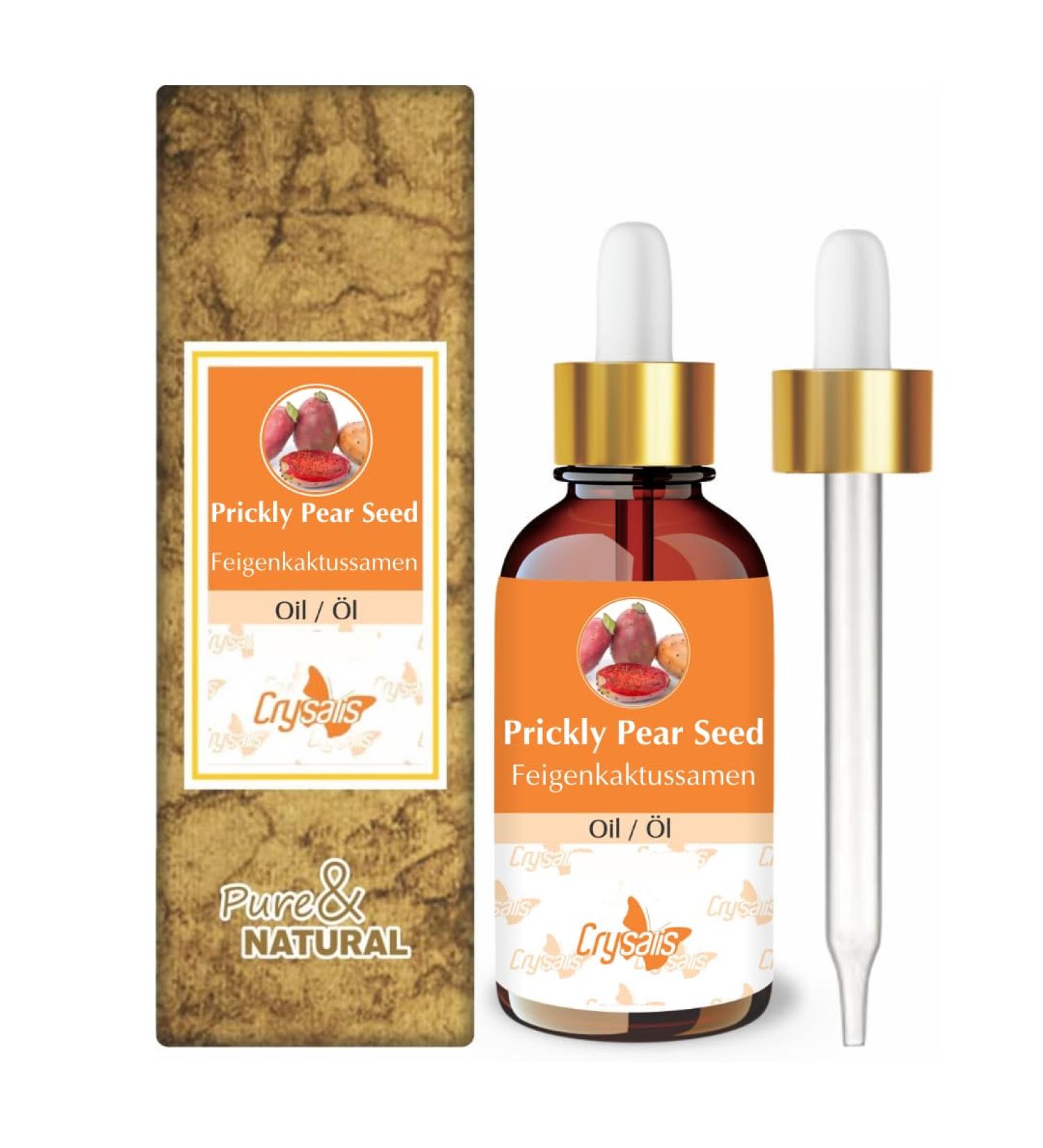  CRYSALIS Prickly Pear Seed Oil Crysalis (Opuntia basilaris P.) - 1 01 Fl Oz (30 ml) - Buy Online on GoSupps.com