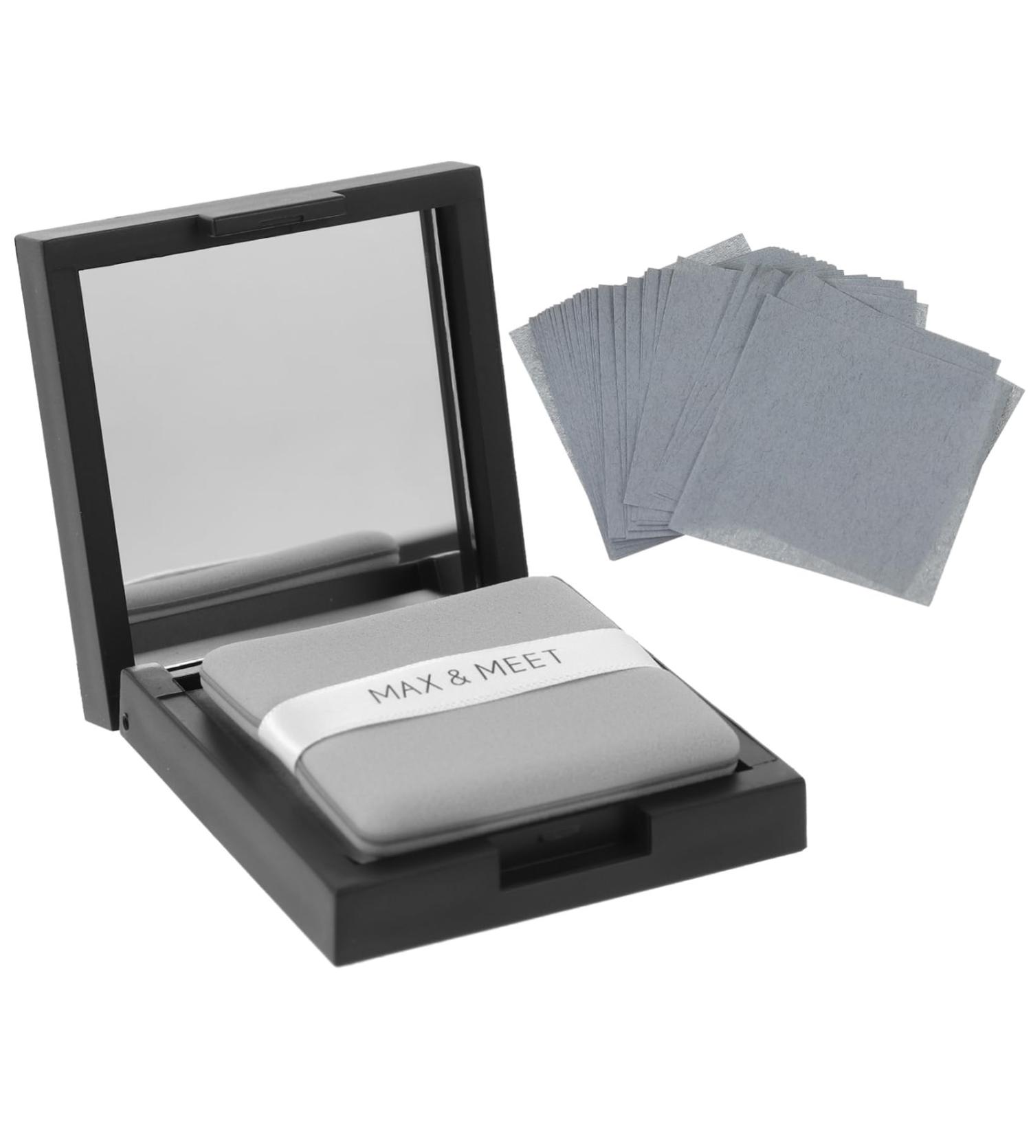 SOLUSTRE 1 Set Sheets Mirrors Powder Puff Oil Absorbing Paper Makeup Oil-Absorbing Paper Face Cleaning Paper Oil Control Facial Tissue Blotting Paper Oil Paper Glass Oil Absorption - Buy Online on GoSupps.com