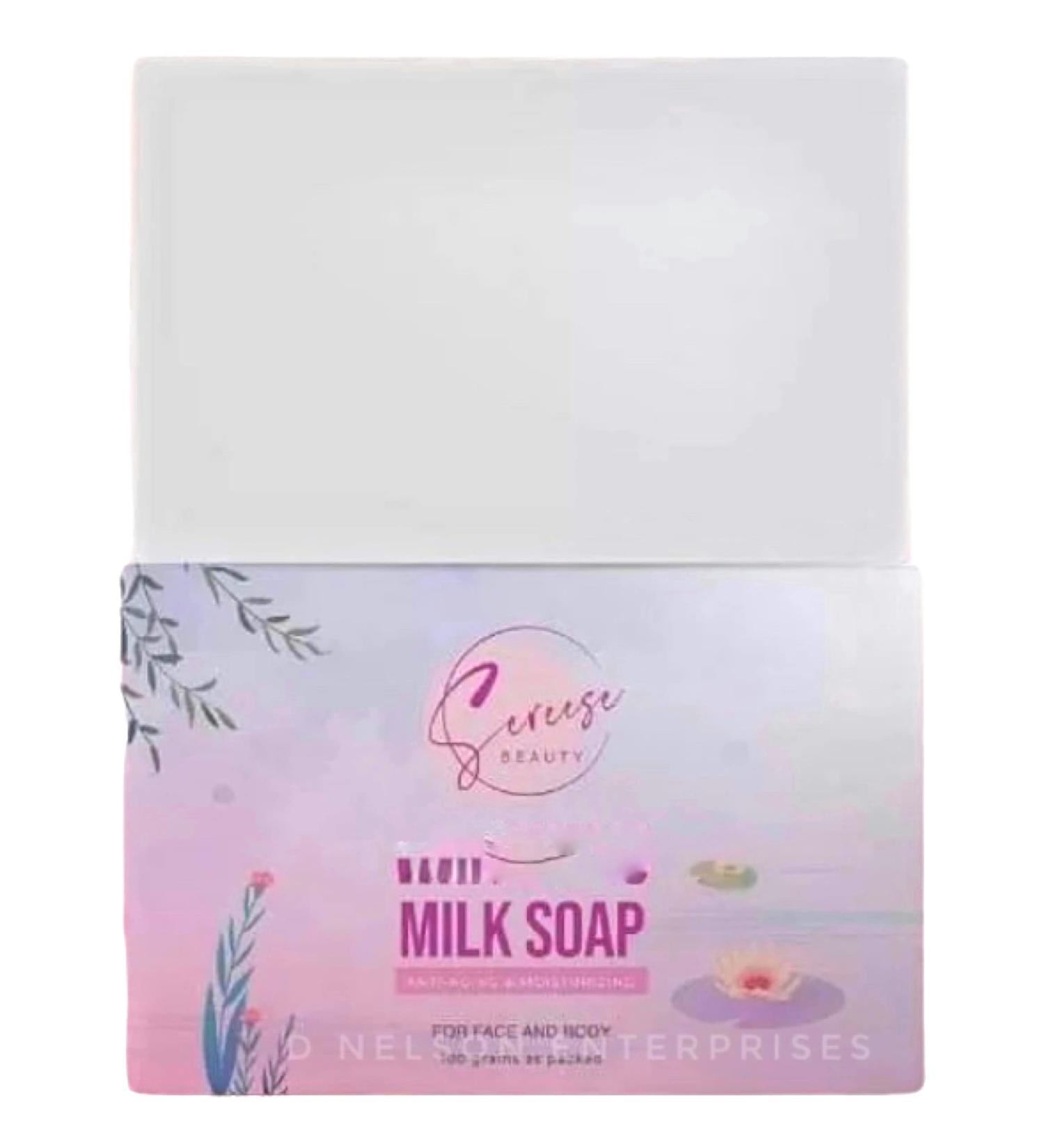 Sereese Beauty Milk Soap - Anti-Aging & Moisturizing for Face & Body | 100g - Buy Online on GoSupps.com