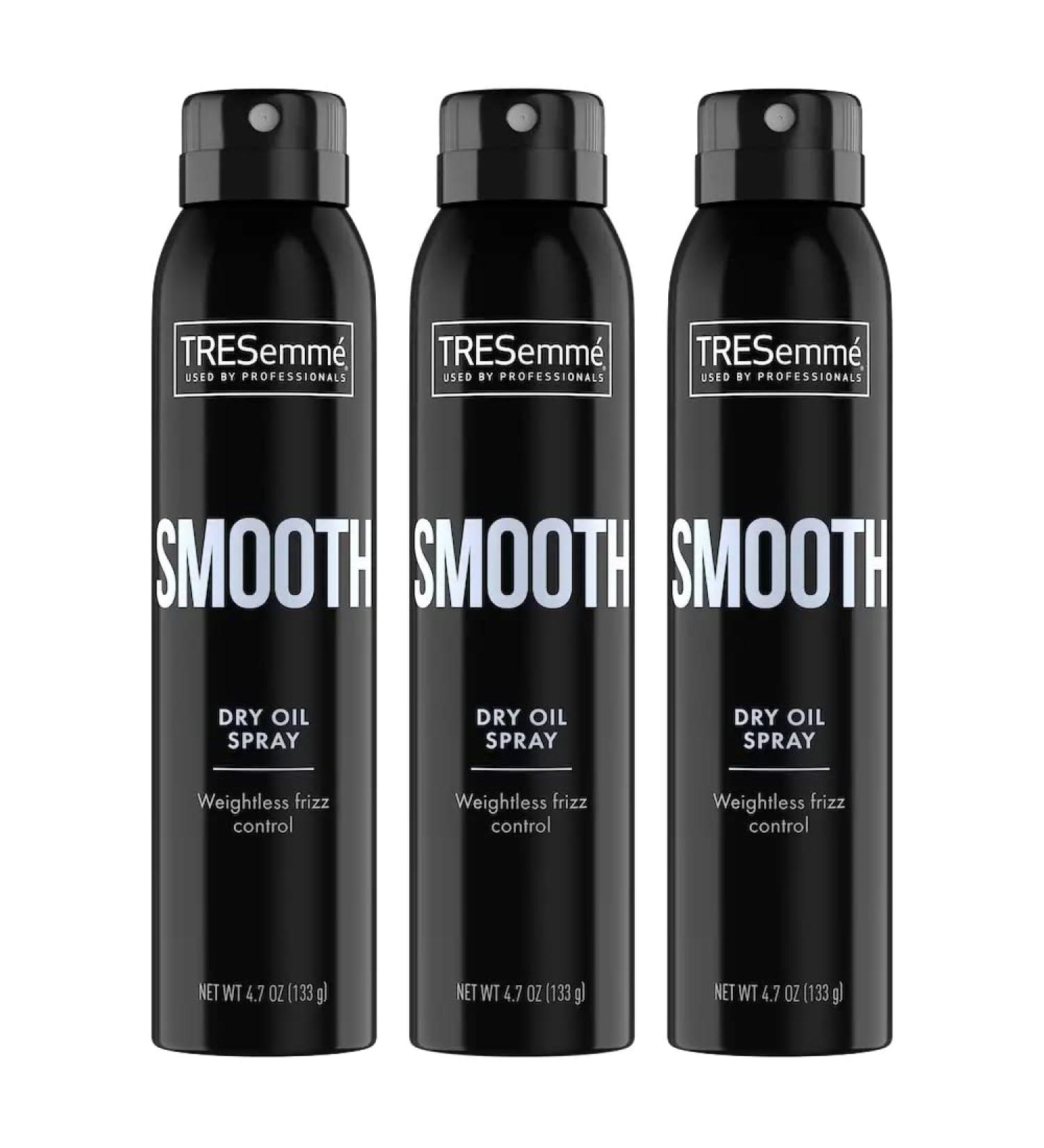 TRESemme Smooth Dry Oil Spray Weightless Frizz Control - 3 pack