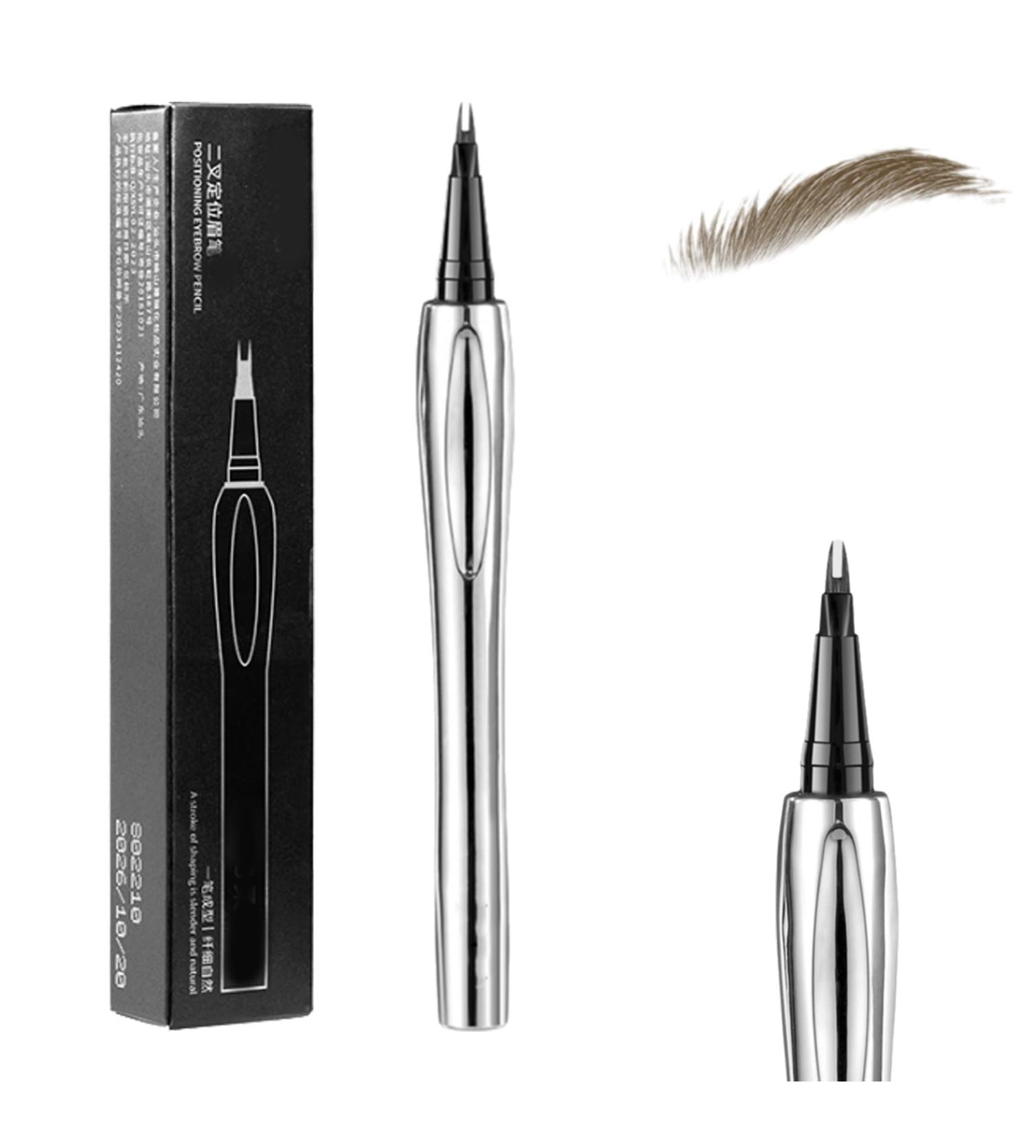 Cooklesa Eyebrow Cooklesa Upgraded Natural Waterproof Eyebrow Pen with Microfine Tip Two-Pronged Eyebrow Pencil Long-Lasting Natural 3D Waterproof Microblading Eyebrow Pen (Light Brown) - Buy Online on GoSupps.com