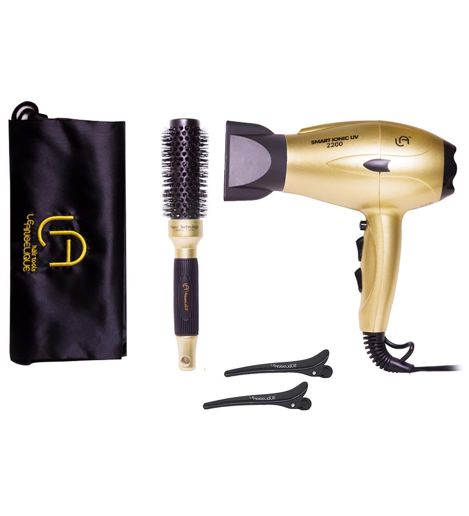 Professional Le Angelique Smart Ionic UV 2200 Blow Dryer 1875 W (Gold) - Buy Online on GoSupps.com