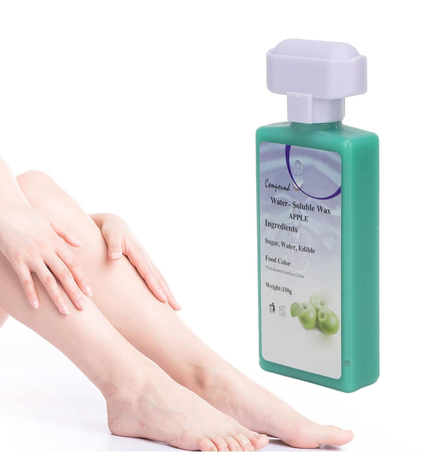 Buy 5.3 oz Wax Roller Cartridge - Scooter Waxing Kit for Women | Gentle Green Apple Depilatory Wax Refill for Legs & Arms - Home Waxing Solution - Buy Online on GoSupps.com