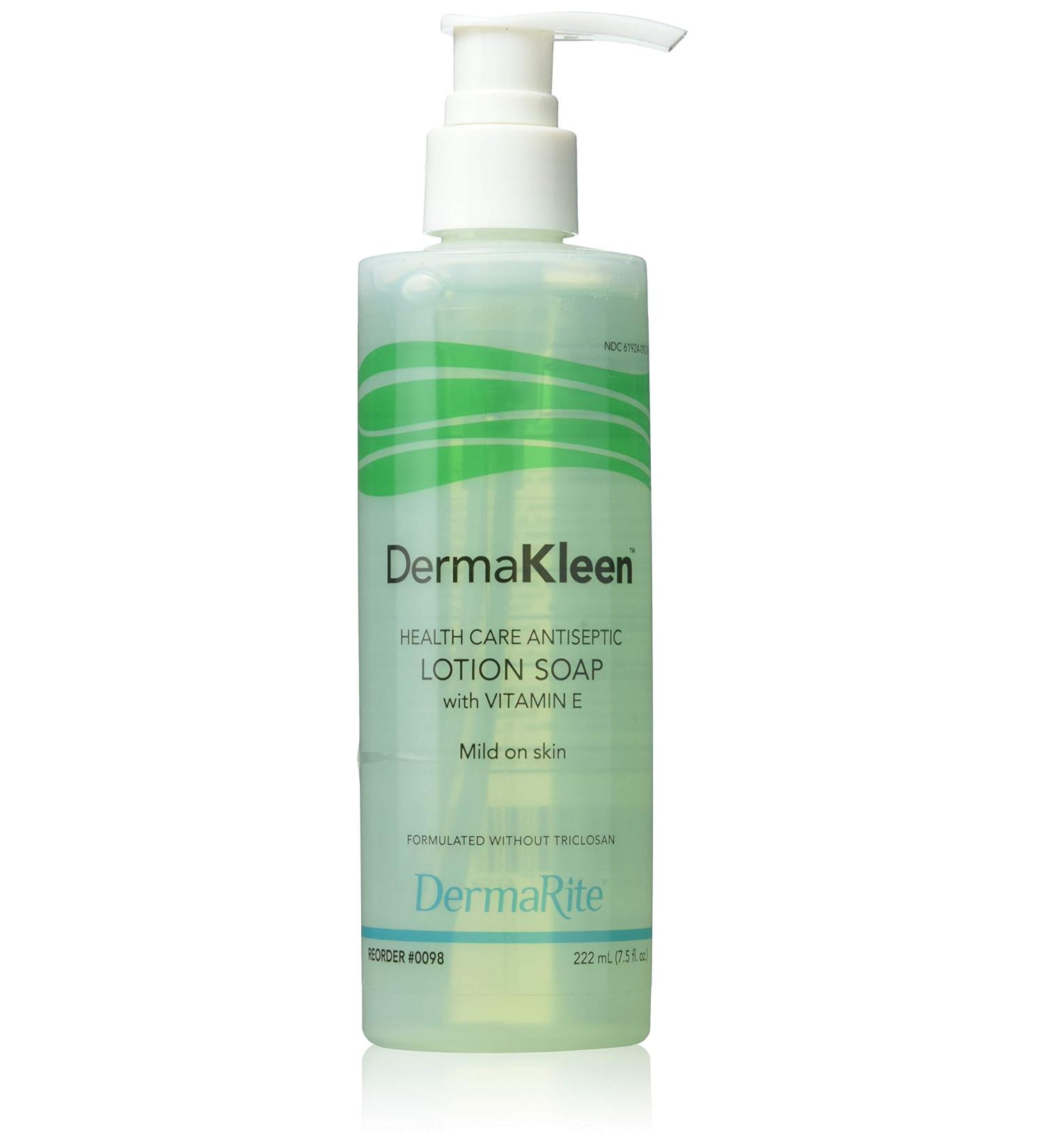 DermaKleen Antimicrobial Liquid Soap 7.5 oz - Effective Infection Prevention & Skin Protection - International Shipping Available - Buy Online on GoSupps.com