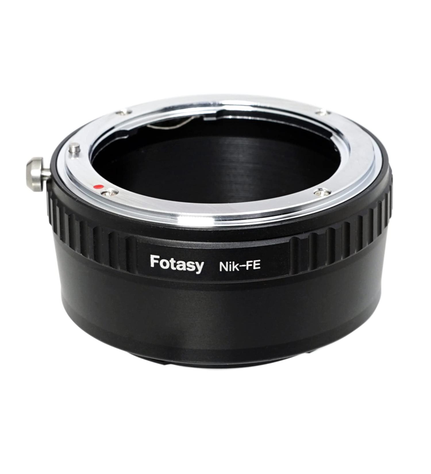 Fotasy Manual F Mount Lens to E-Mount Adapter for Nikon to Sony Alpha Cameras - Buy Online on GoSupps.com
