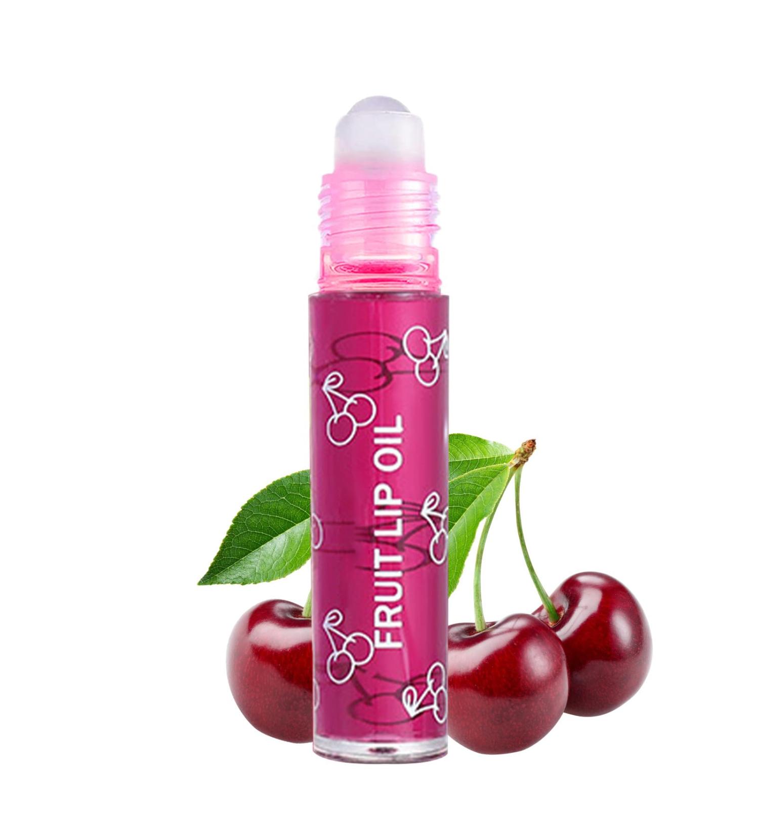 Fruity Roll on Lip Gloss Lip Oil Lip Balm Lip Glosses Fruit Transparent Glossy Lip Gloss Set for Lip Care and Keep Lips Moisturized - Buy Online on GoSupps.com