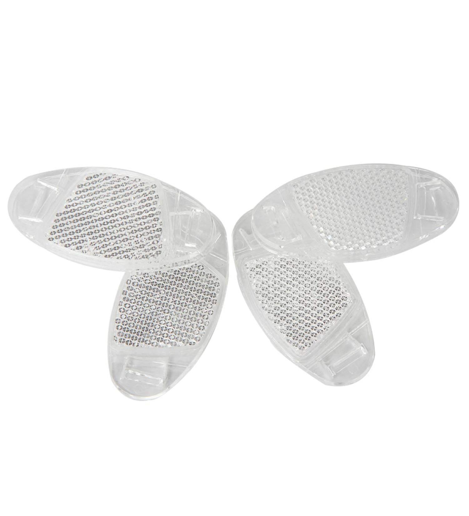 4 PCS Cyberone Oval White Bicycle Wheel Spoke Reflectors for Mountain & Road Bike Safety - Buy Online on GoSupps.com