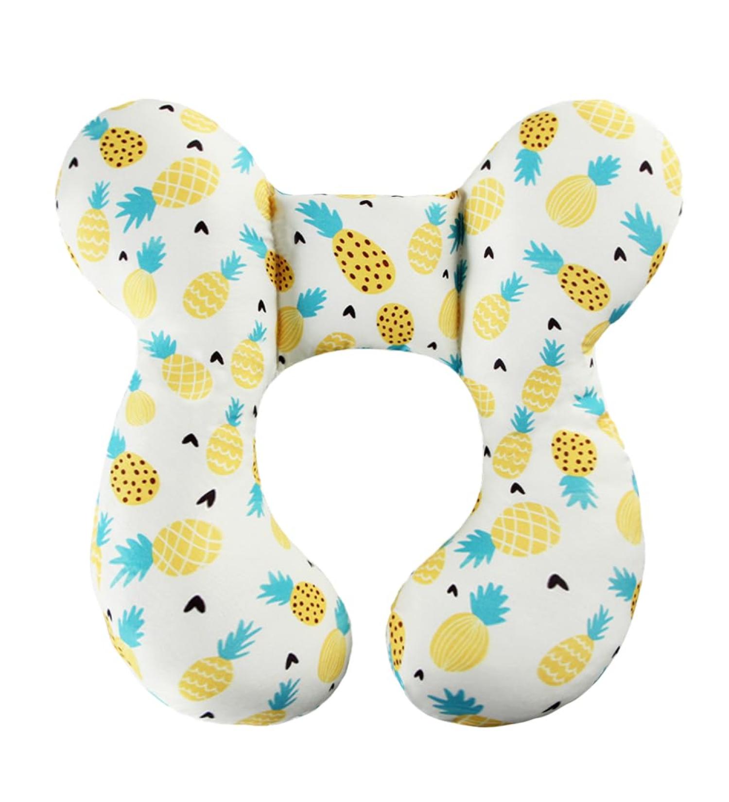 KAKIBLIN Baby Travel Neck Support Pillow - Pineapple Design for Car Seat & Pushchair - Buy Online on GoSupps.com