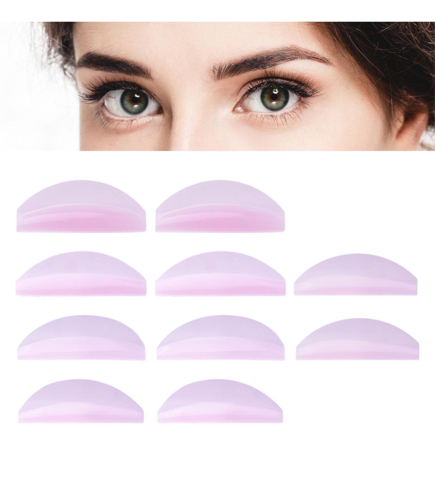 Eventerde Eyelash Holder Pads - 5 Pairs Under Eye Lash Lift Pad Reusable Silicone Lash Lift Supplies Under Eye Lash Lift Pad for Beautiful Eyebrows - Buy Online on GoSupps.com