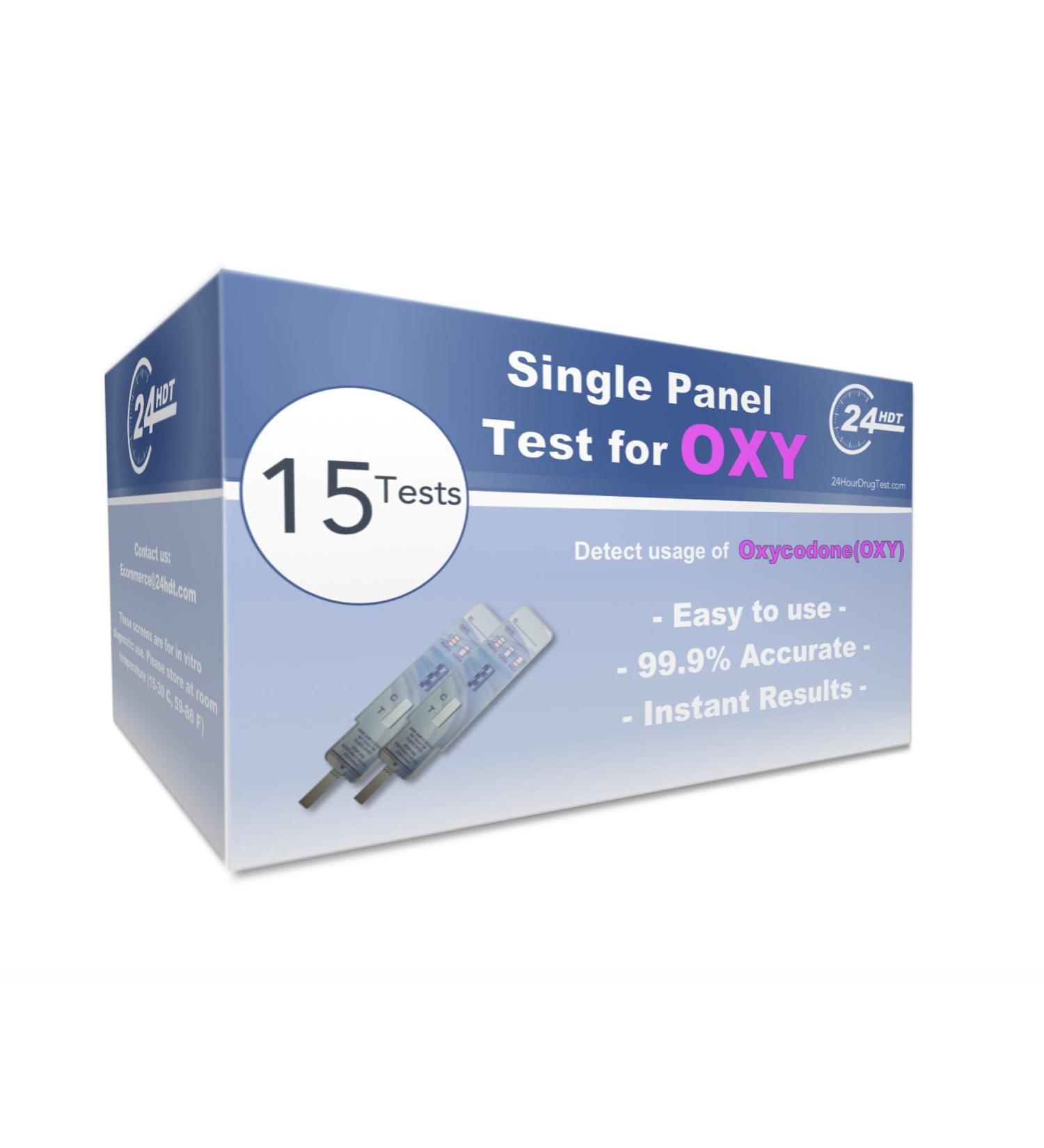 Oxycodone (OXY) Drug Test Strips - 15 Pack - Buy Online on GoSupps.com