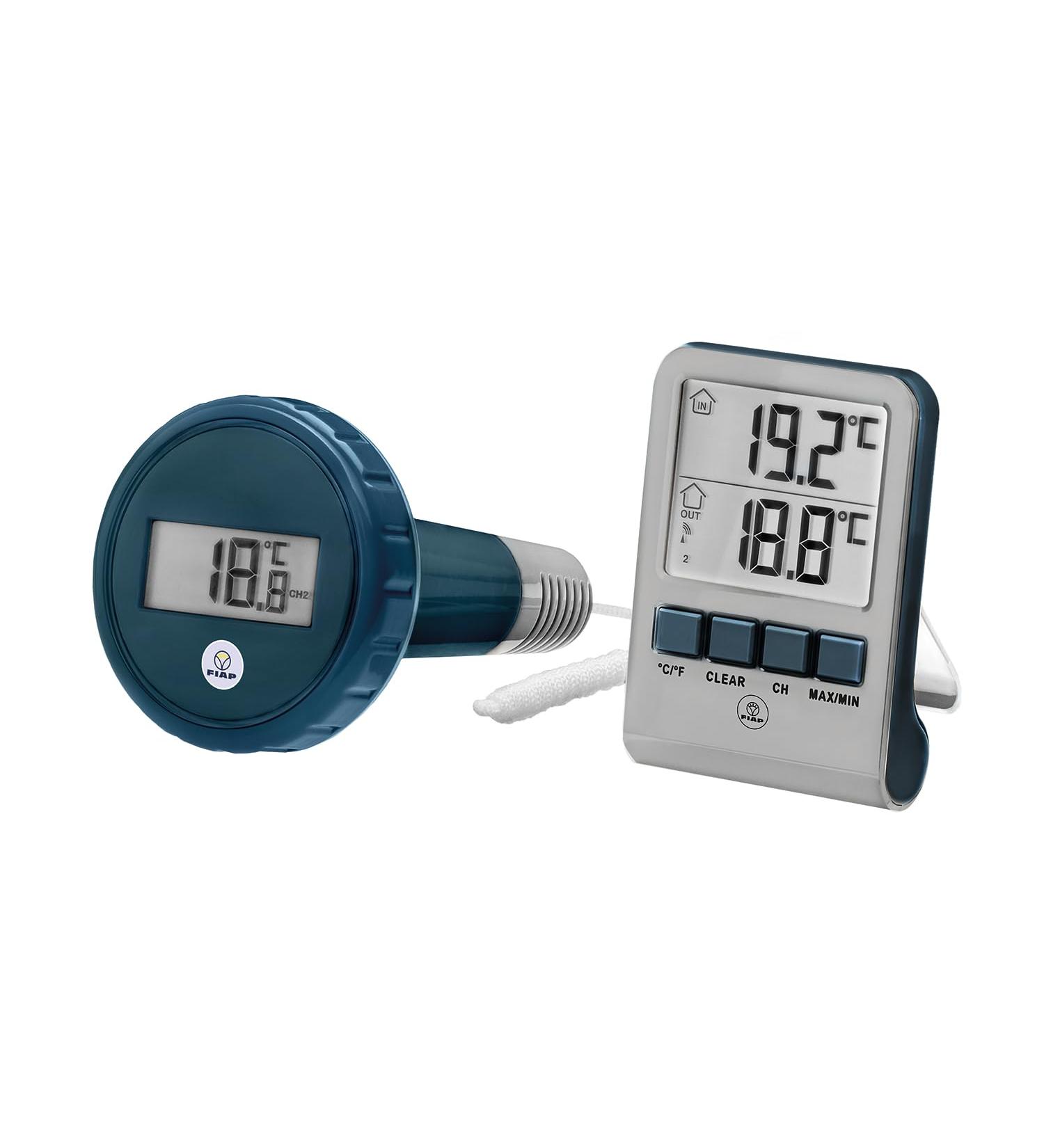 FIAP Digiswim Active Thermometer - Digital Water & Air Temperature Gauge for Pools & Garden Ponds - Accurate & Comfortable Readings - Best Swimming Thermometer - Buy Online on GoSupps.com