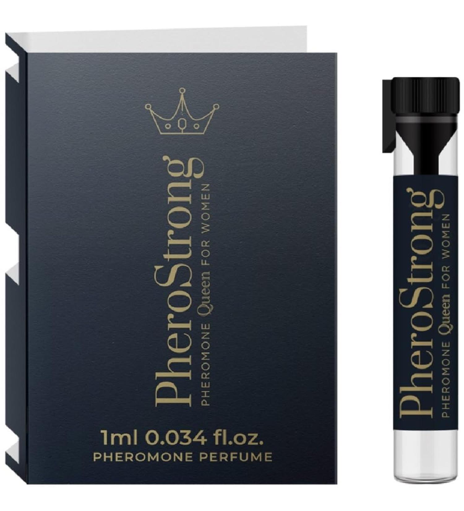Perfume Pheromone Queen for Women Sensual Fragance Perfume Cologne for Female to Attract Men Long Lasting feromonas para mujeres atraer hombre Travel Size 0.034 oz
