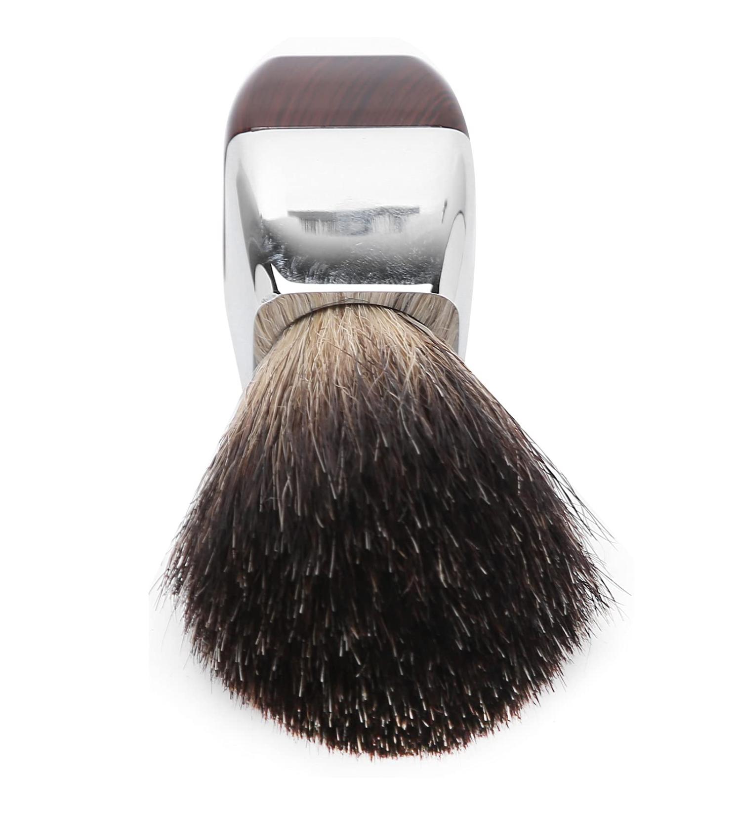 Premium Stainless Steel Shaving Brush for Men - Professional Barber Quality | Durable Razor Brush for Home & Salon Use - Buy Online on GoSupps.com