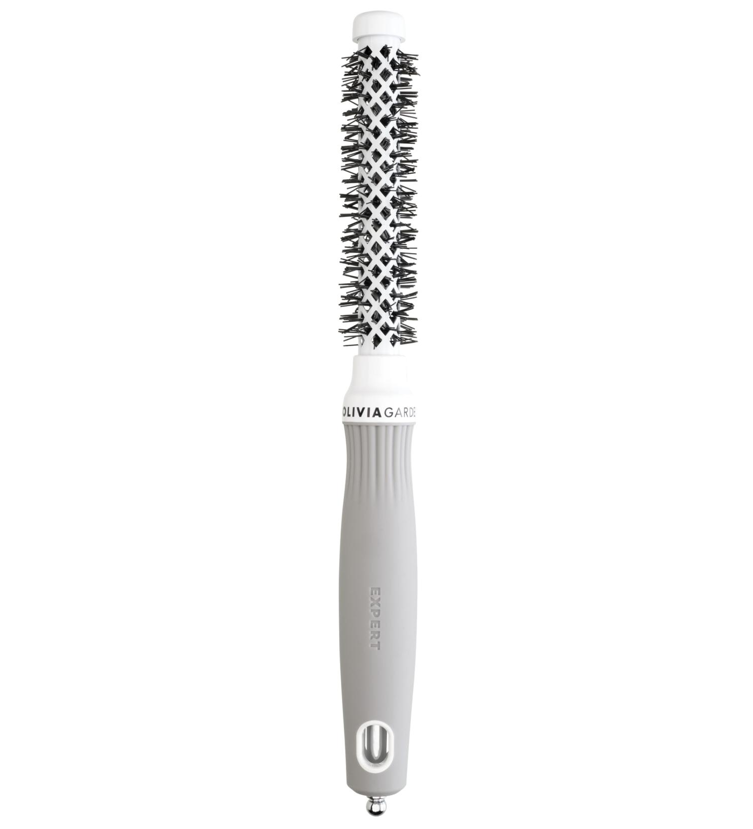 Olivia Garden Expert Blowout Shine Hairbrush - White & Grey - 15 | International Shipping Available - Buy Online on GoSupps.com