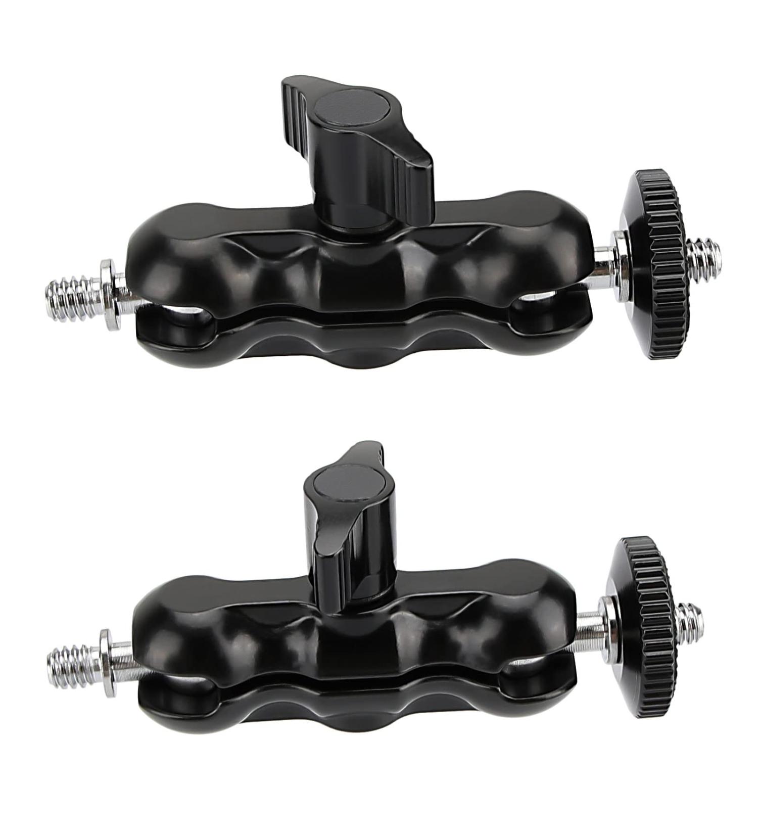 CAMVATE Universal Magic Arm 1/4 -20 Thread (Black 2 Pieces) - 2080 | Multi-functional Mounting Solution - Buy Online on GoSupps.com