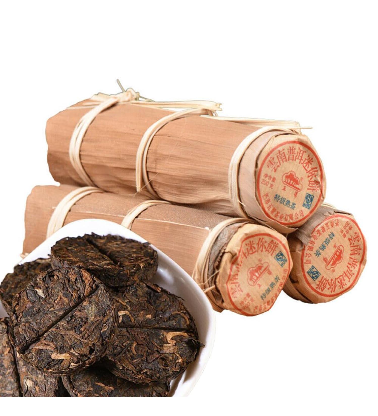 Mini g teau Pu Er m r 200g Yunnan Th Puer classique Bon Th Chinois - Buy Online on GoSupps.com