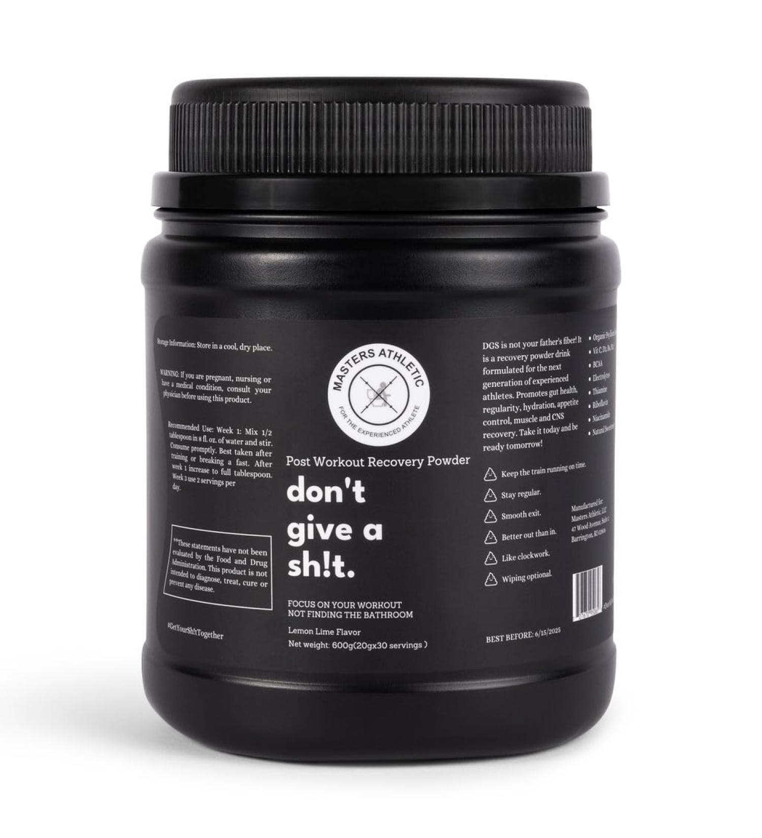 DGS Lemon Lime Fiber Post Workout Recovery Powder - BCAA for Men & Women | Electrolytes & Vitamins Supplement | 30 Servings - Perfect for High Intensity Workouts & Intermittent Fasting - Buy Online on GoSupps.com