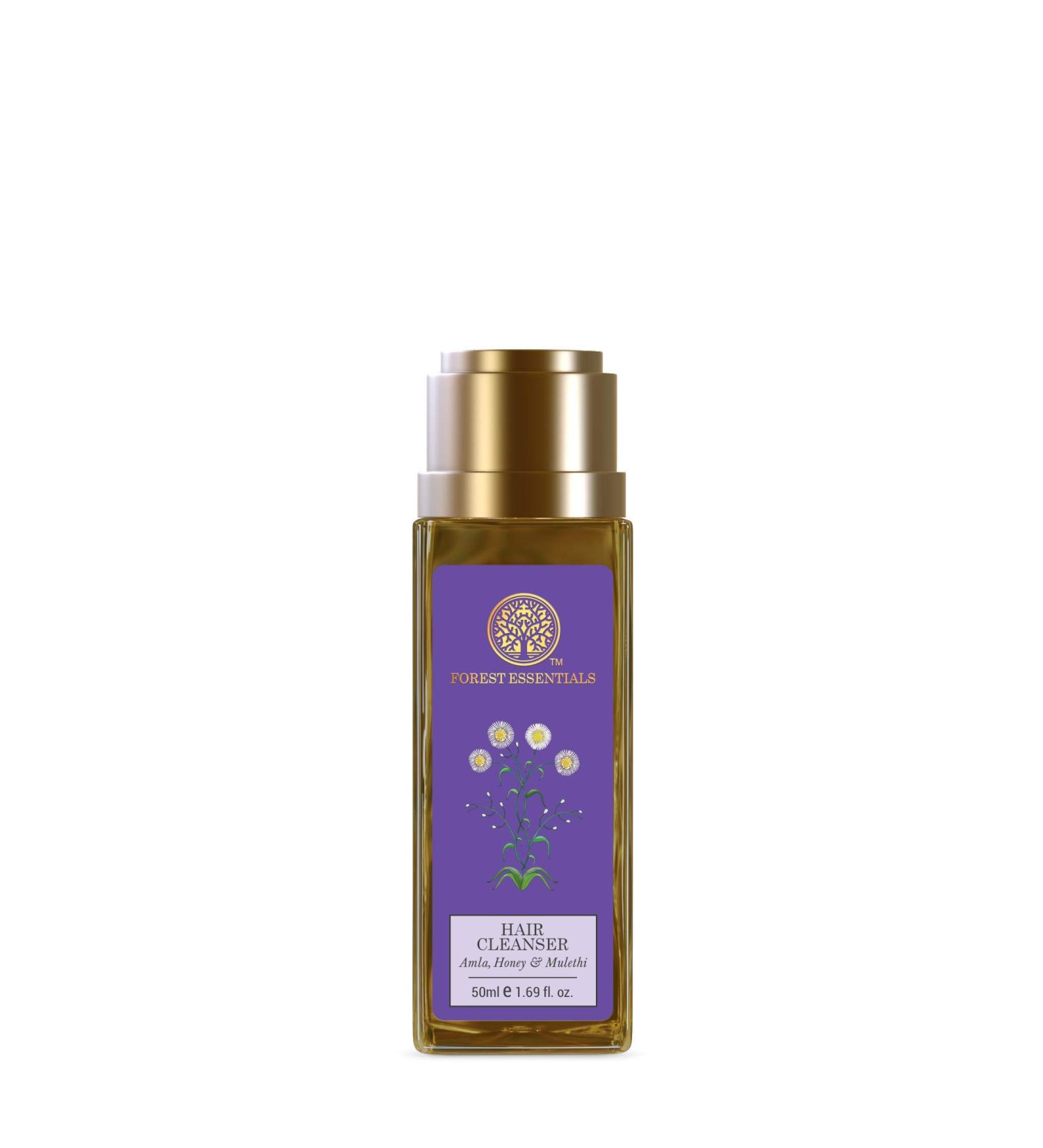Buy Forest Essentials Hair Cleanser Amla Honey & Mulethi 50ml - Nourishing Natural Shampoo for Healthy Hair - International Shipping Available - Buy Online on GoSupps.com