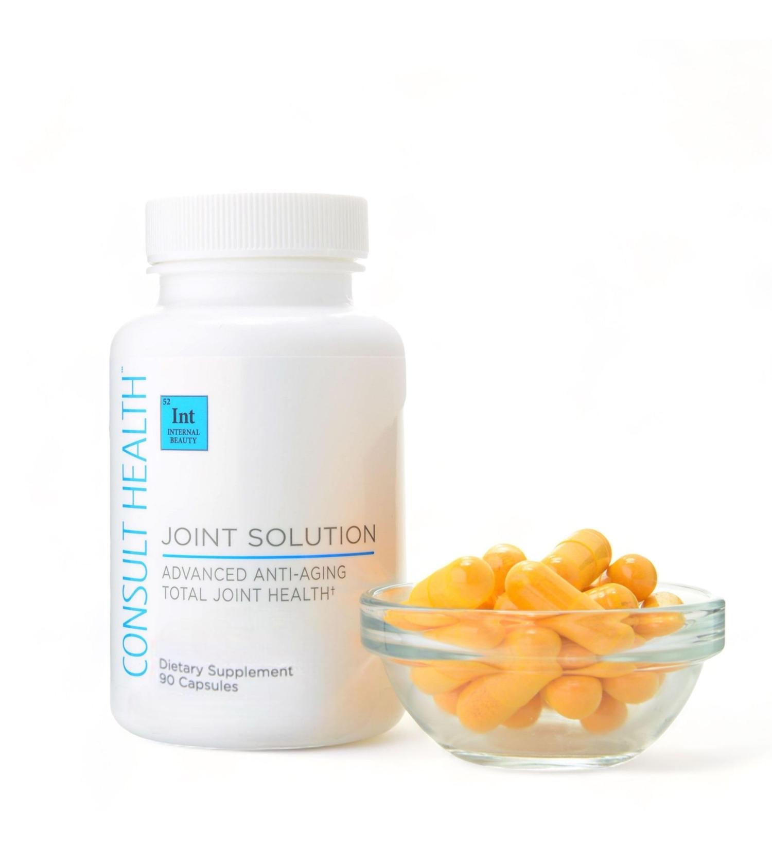 Consult Health Joint Solution Advanced Anti-Aging Total Joint Health Dietary Supplement with UC Type 2 Collagen Hyaluronic Acid Curcumin for Maximum Flexibility and Reducing Discomfort 90 Capsules - Buy Online on GoSupps.com