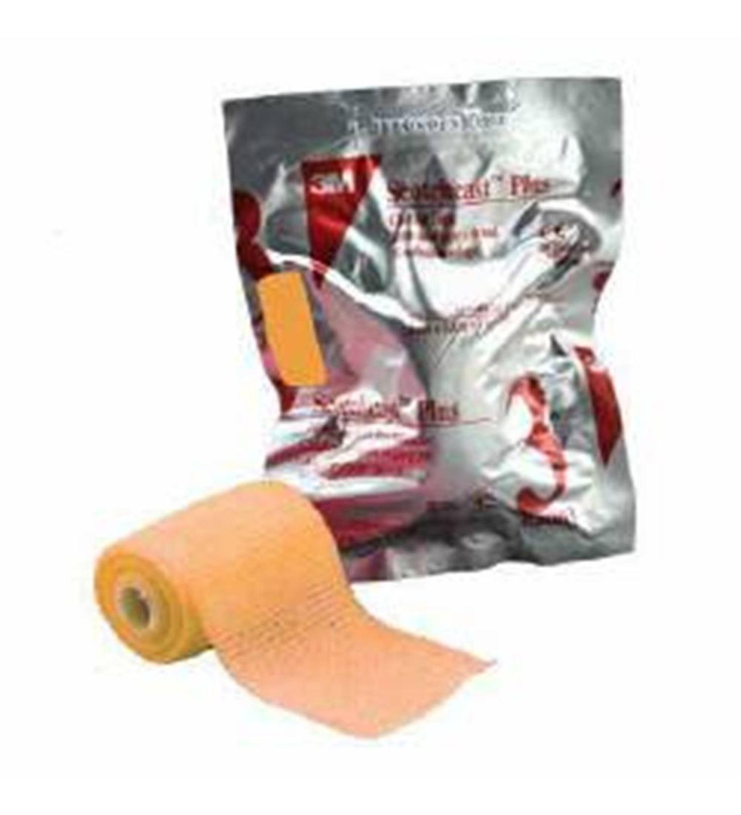 SCOTCHCAST PLUS CASTING TAPE3X4YD BRIGHT ORG 10/CS 3M SCOTCHCAST PLUS CASTING TAPE