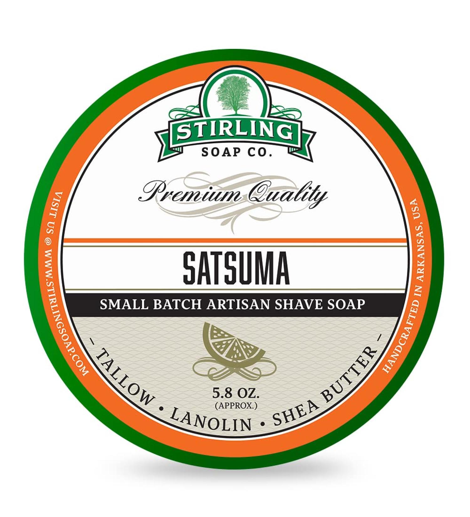 Stirling Satsuma Shaving Soap 170ml