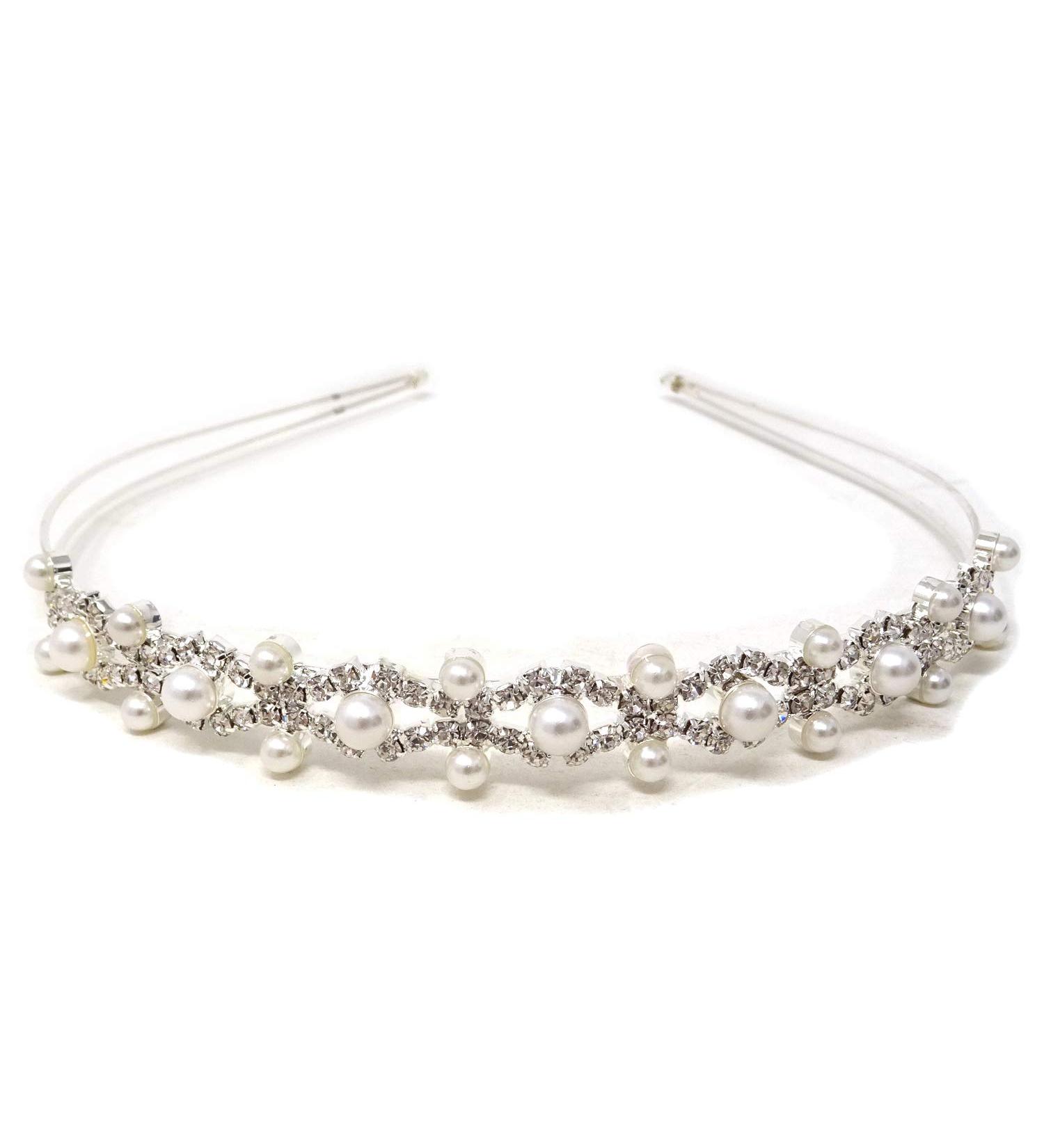 Honbay Wedding Hair Piece - Fashion Bridal Hair Accessories with Crystals and Pearls - Buy Online on GoSupps.com