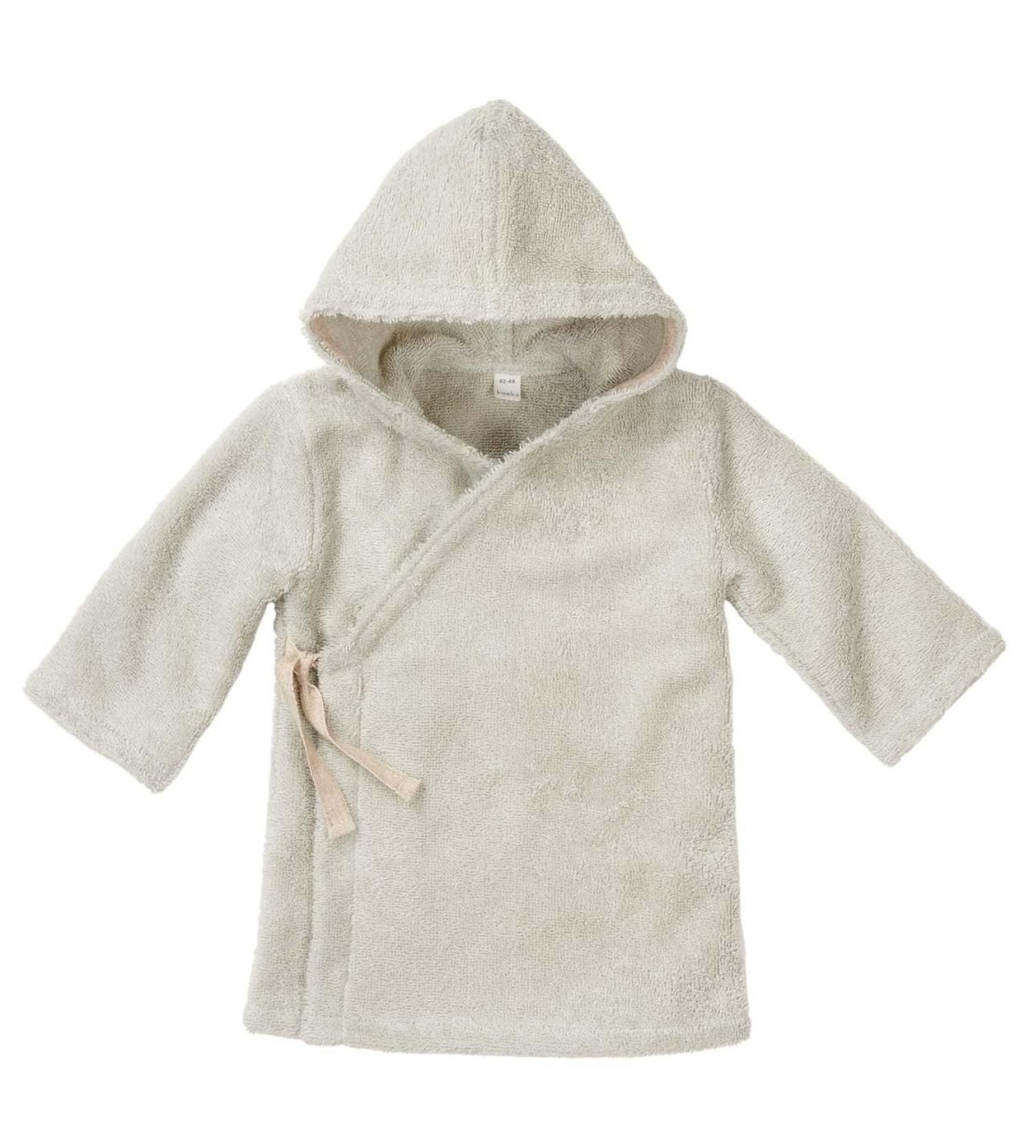 Koeka Baby Bathrobe for Boys & Girls - Hooded Organic Cotton Housecoat - Dijon - Size 74-80 - International Shipping - Buy Online on GoSupps.com