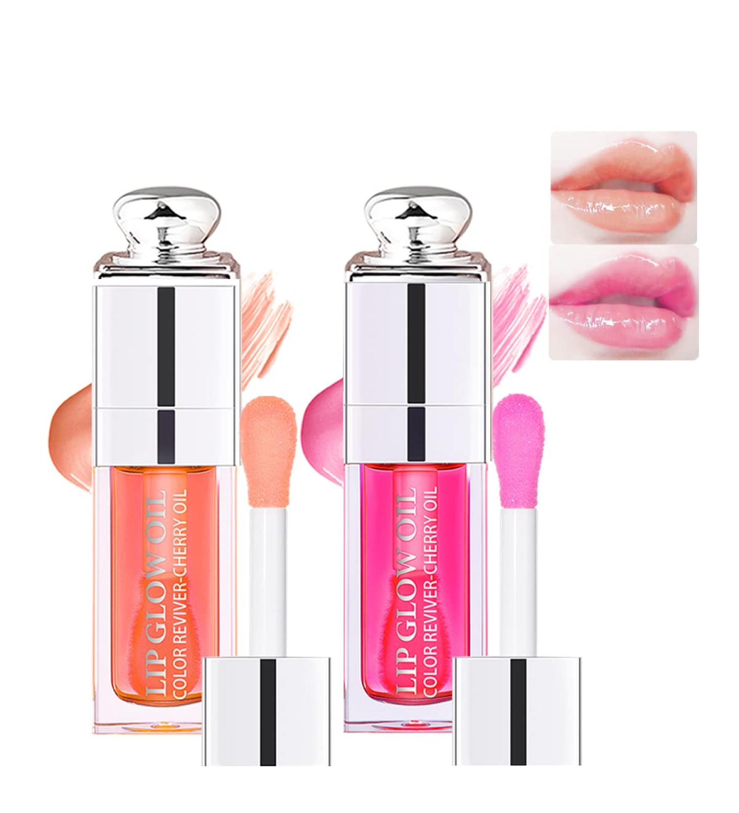 Aaiffey Hydrating Plumping Lip Glow Oil - Moisturizing Gloss for Lip Care (001+007) - Buy Online on GoSupps.com