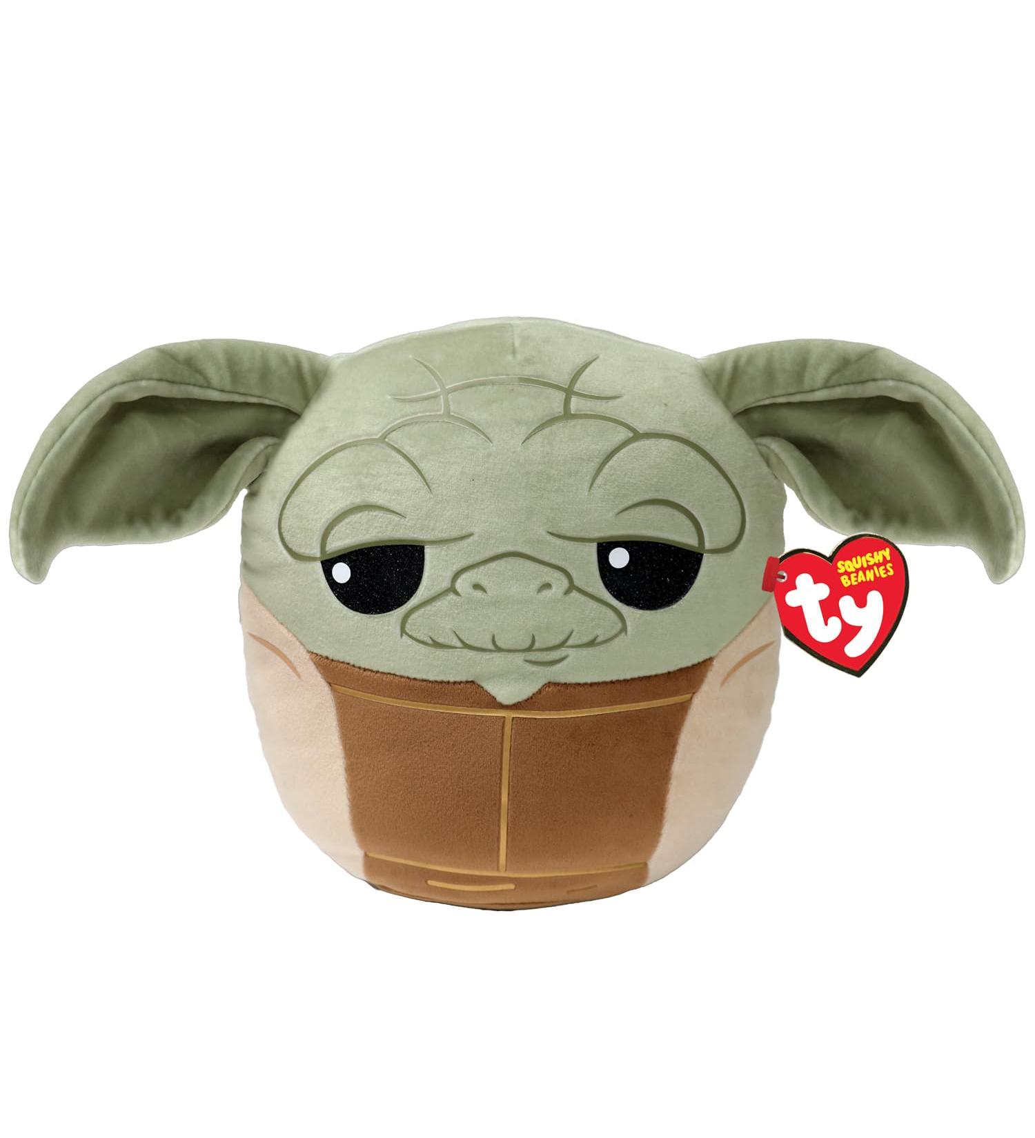 Ty Star Wars Yoda Squish-A-Boo 10 Inches | Licensed Squishy Beanie Baby Soft Plush Toys | Collectible Cuddly Stuffed Teddy Yoda 10 Inches