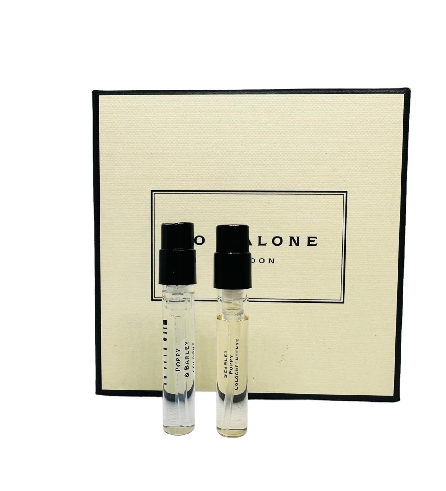 Jo Malone London Scent pairing Duo Poppy & Barley + Scarlet Poppy Sample Vial 0.05oz/ 1.5ml ea
