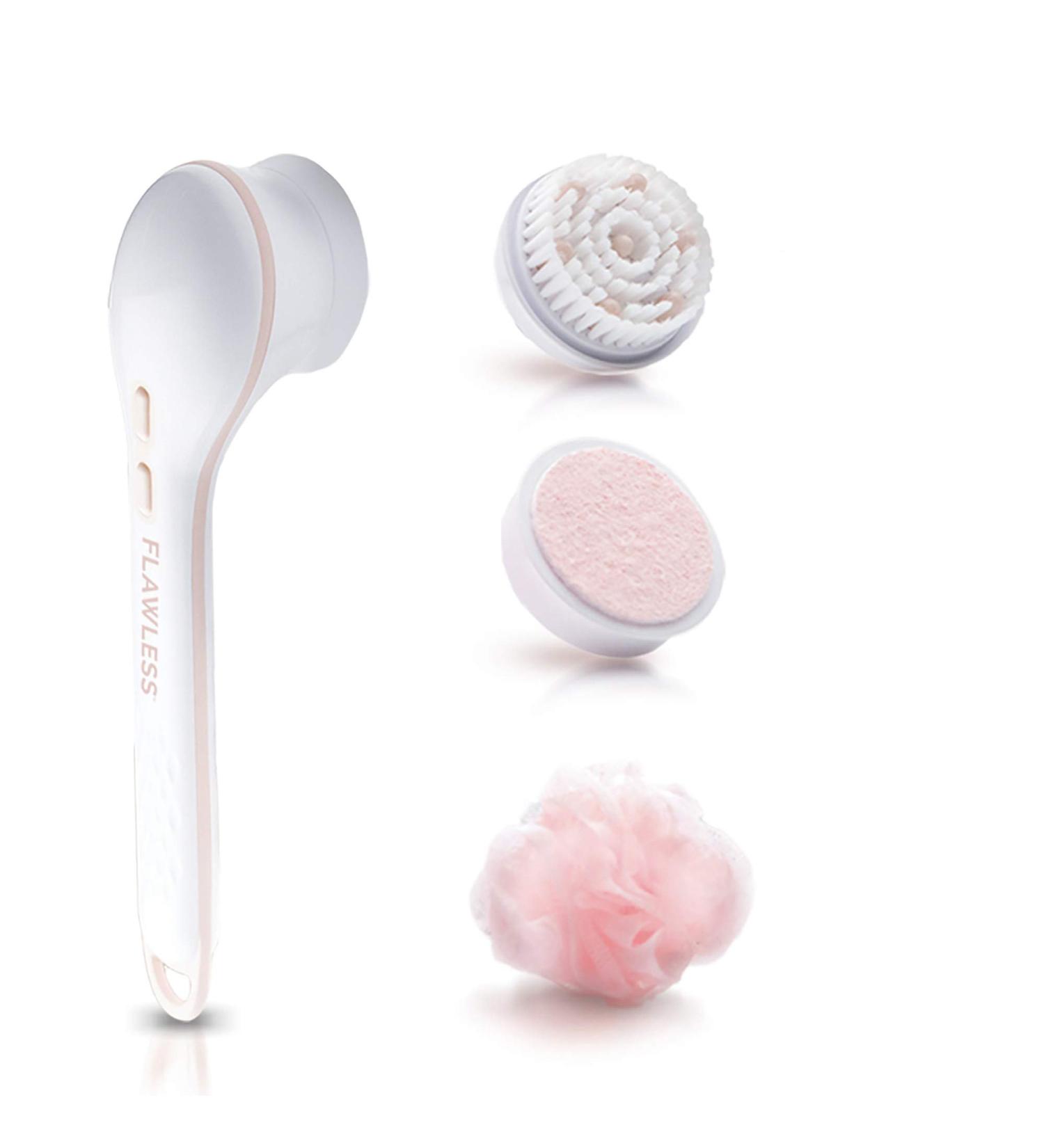 Finishing Touch Flawless Cleanse Spa Spinning Body Brush and Shower Wand - 1 Count, Pack of 1 - Buy Online on GoSupps.com