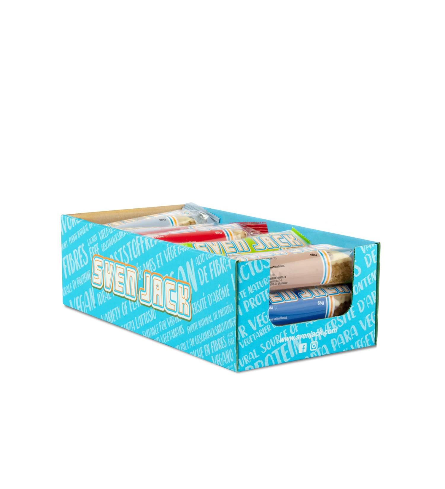 Svenjack 18x65g Best of Fixbox - Original fitness bar with different varieties for trying - the Oatmeal Sattmacher Best of Fixbox 1170 G (1 Series Pack)