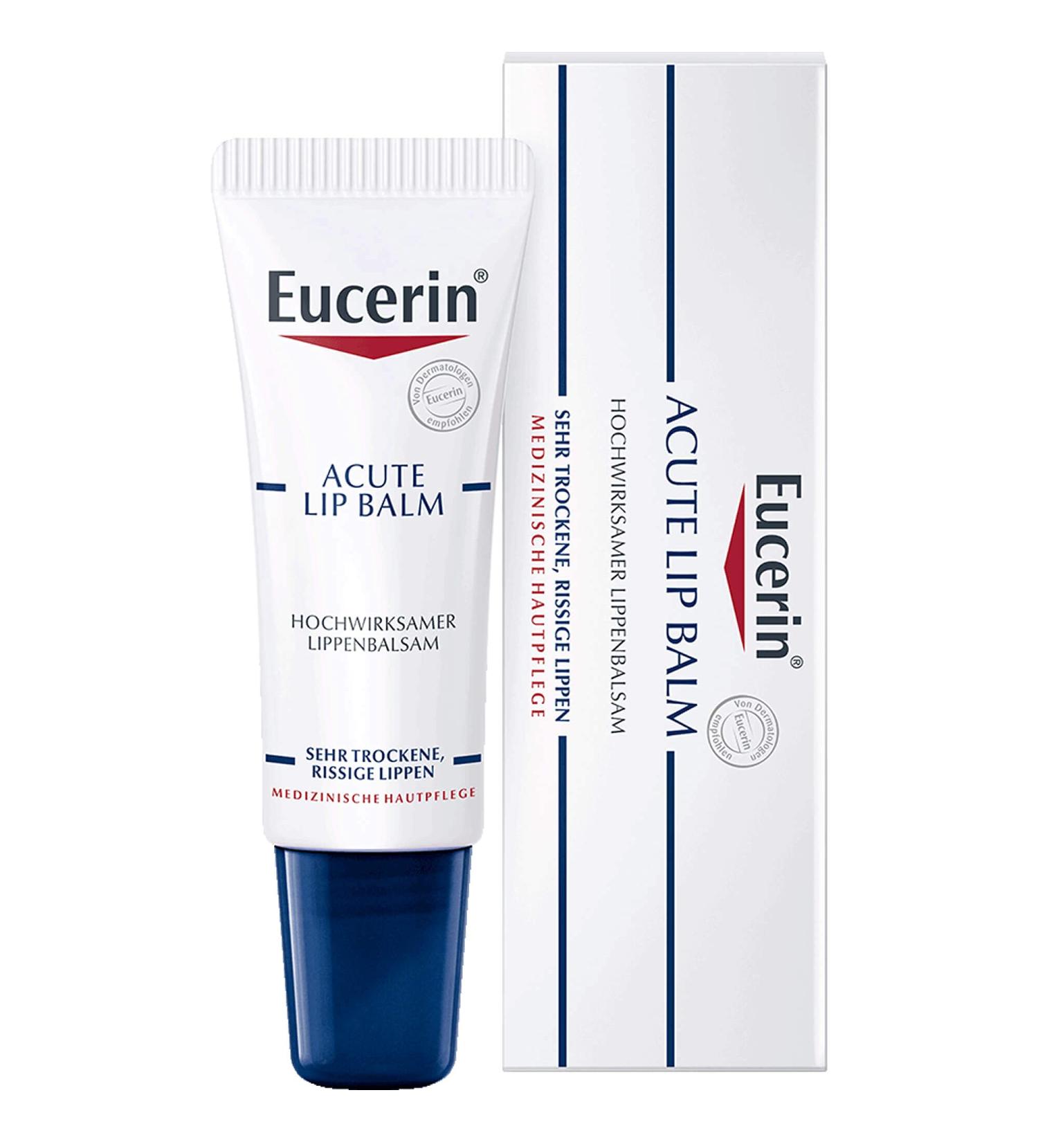 Eucerin Acute Lip Balm 10 ml | Soothing Repair for Dry Lips | Buy Internationally - Buy Online on GoSupps.com