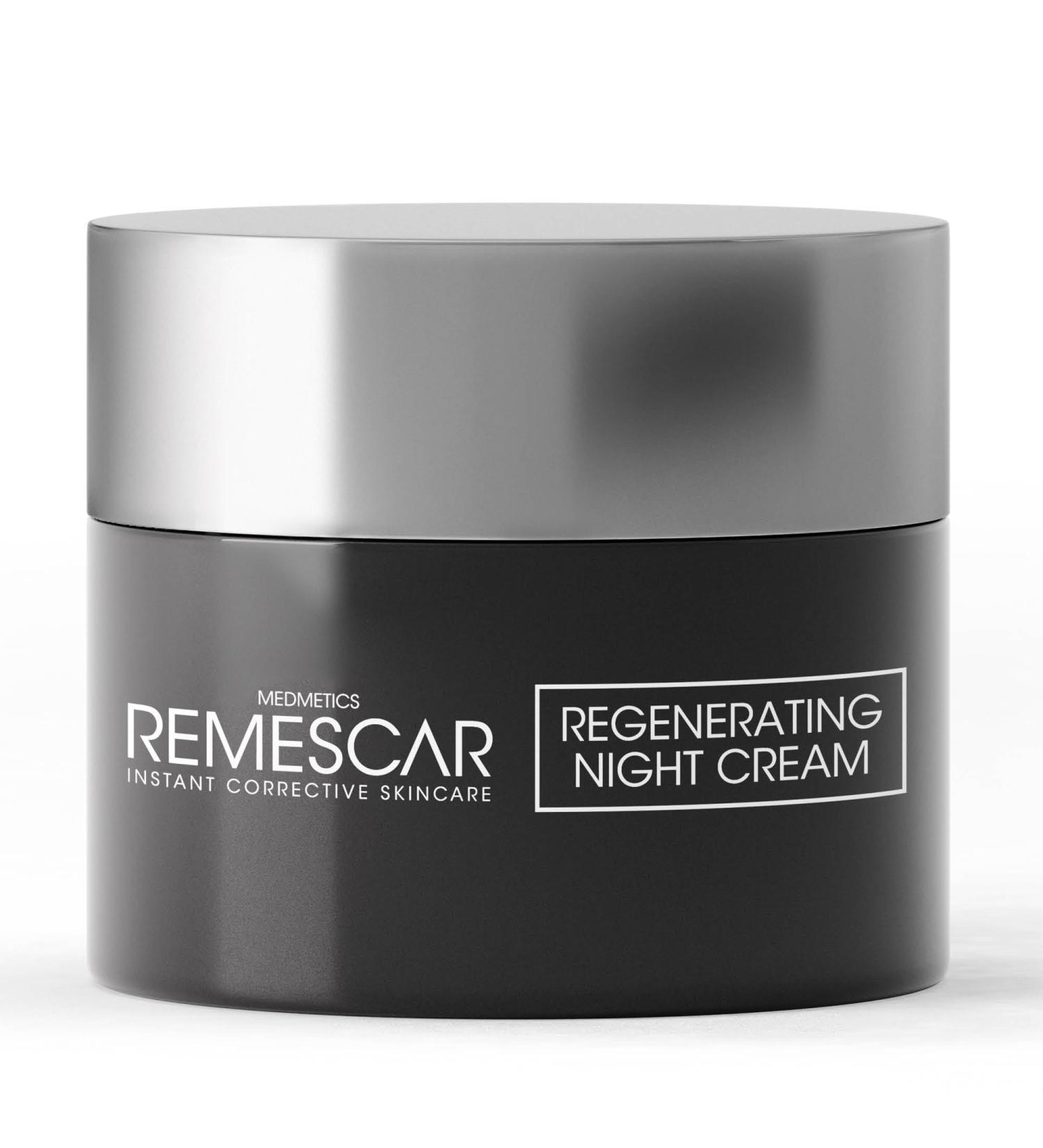 Remescar Regenerating Night Cream 50ml - Facial Moisturiser to Nourish Repair and Hydrate Overnight with Anti Aging Microbiome Technology - Nourishes for a Lumuinous and Fresh Appearance - Buy Online on GoSupps.com