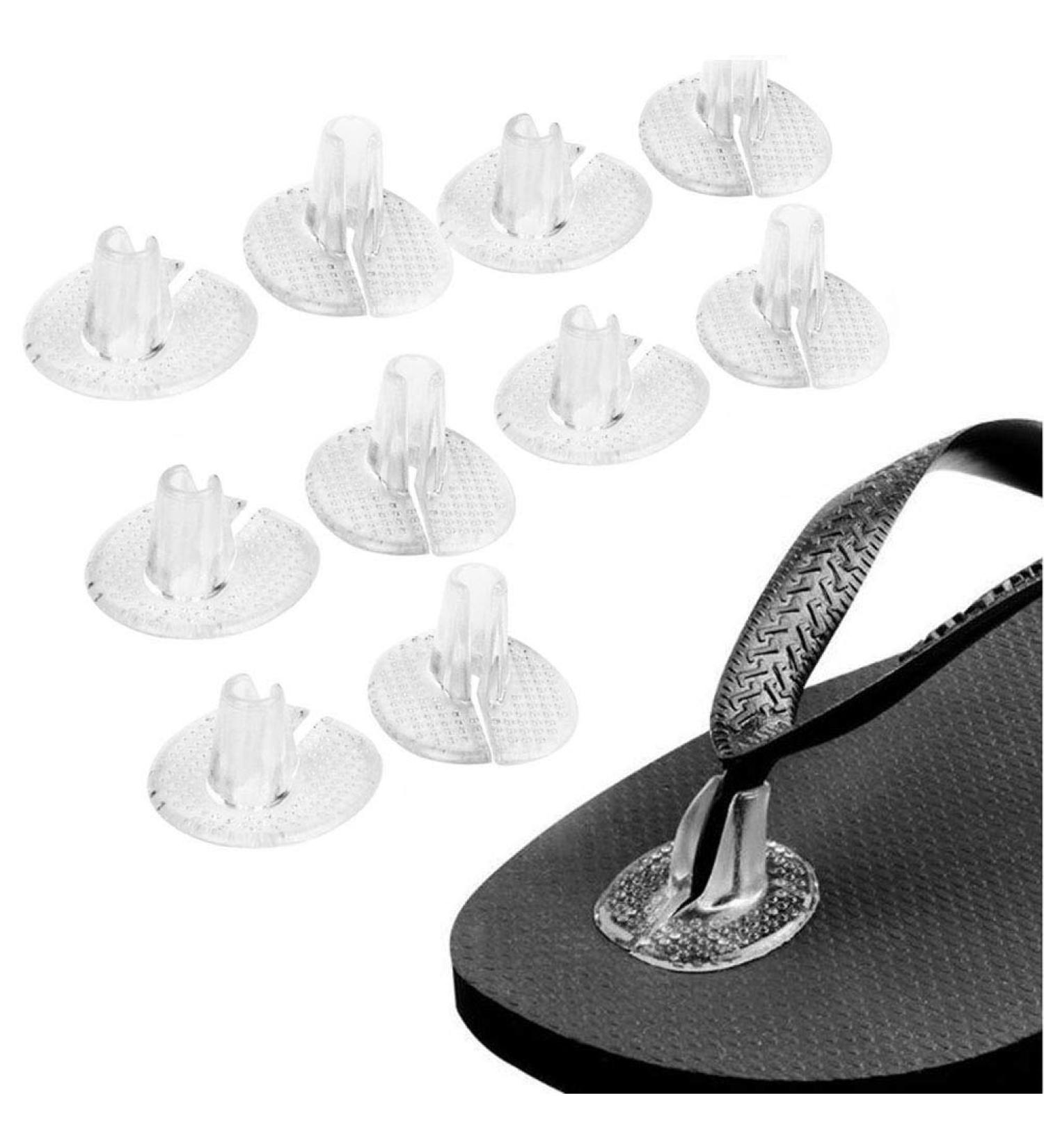 5Pairs Non-Slip Clear Silicone Toe Protectors with Grain Surface - Toe Cushions for Sandals, Flip-Flops - Gel Separators Guards - Toe Guards Cushions - Buy Online on GoSupps.com