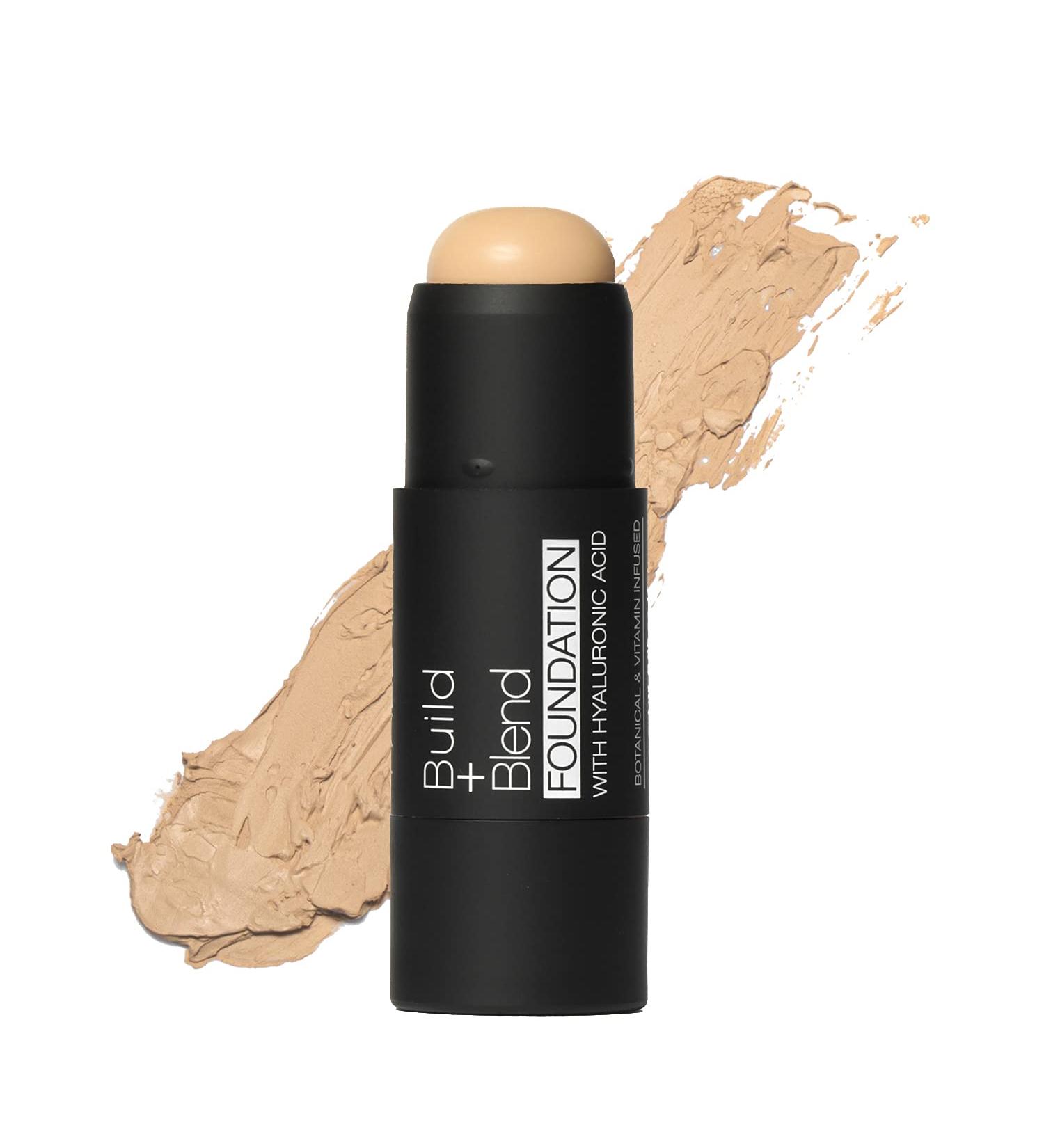Palladio BUILD + BLEND Foundation Stick Contour | Professional Makeup 0.25oz (Natural Beige) - Buy Online on GoSupps.com