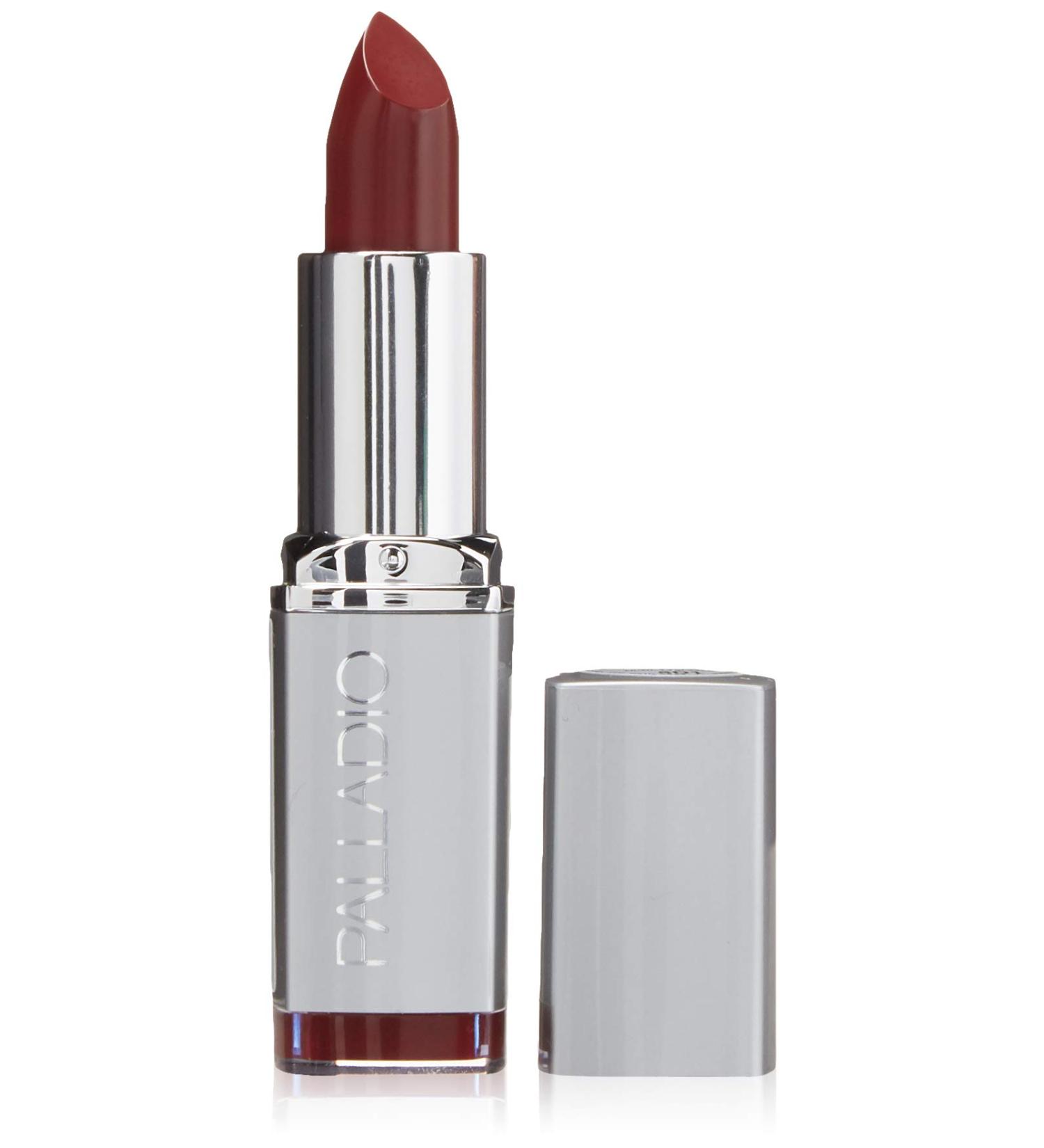 Palladio Herbal Lipstick in Juniper - Rich, Creamy, Long Lasting Formula with Aloe Vera, Chamomile & Ginseng for Hydrated Lips and Reduced Fine Lines - Buy Online on GoSupps.com