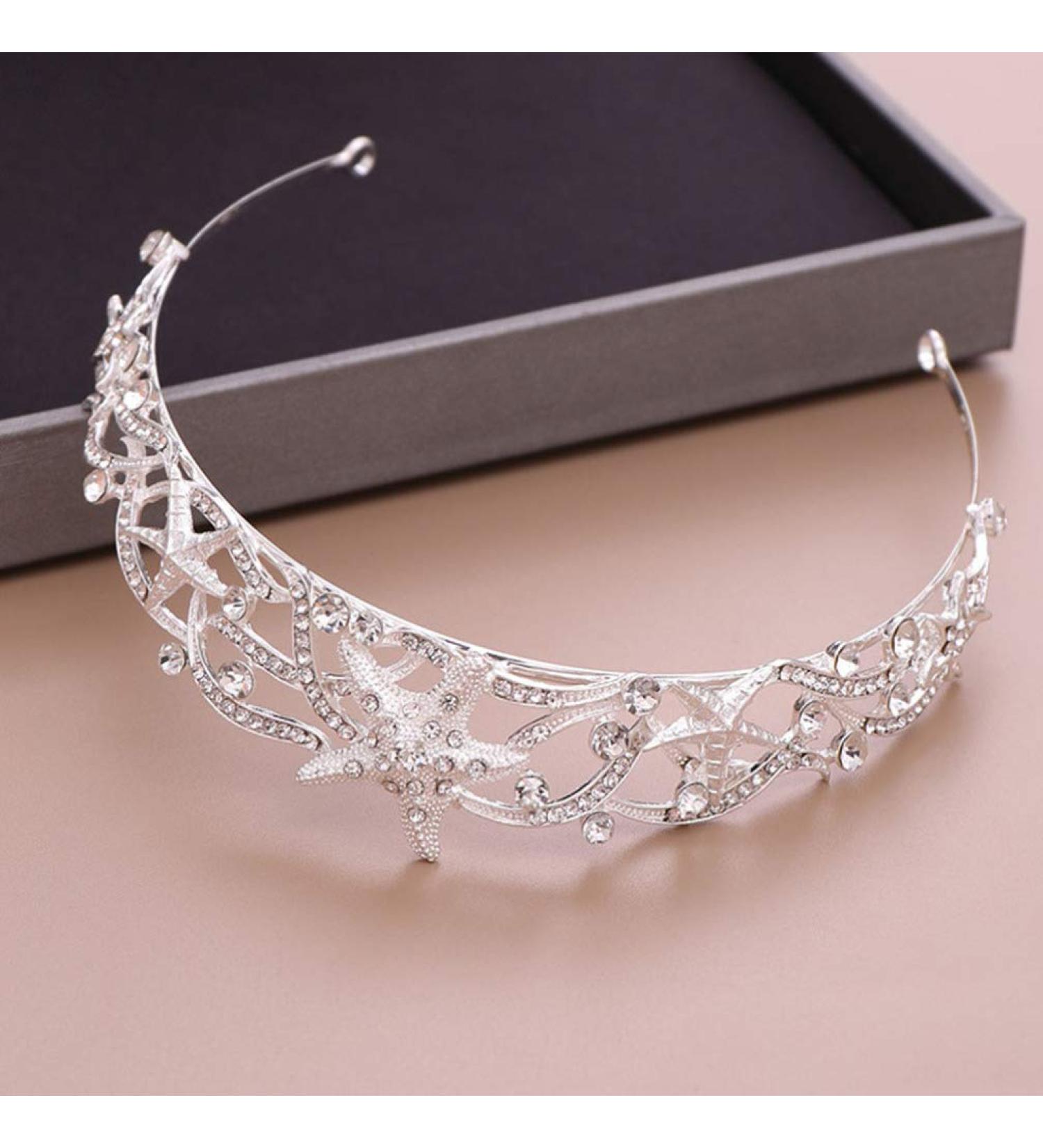 Beaupretty Wedding Starfish Headpiece | Durable Rhinestone Tiara & Bridal Hair Accessories for Fashionable Brides - Buy Online on GoSupps.com