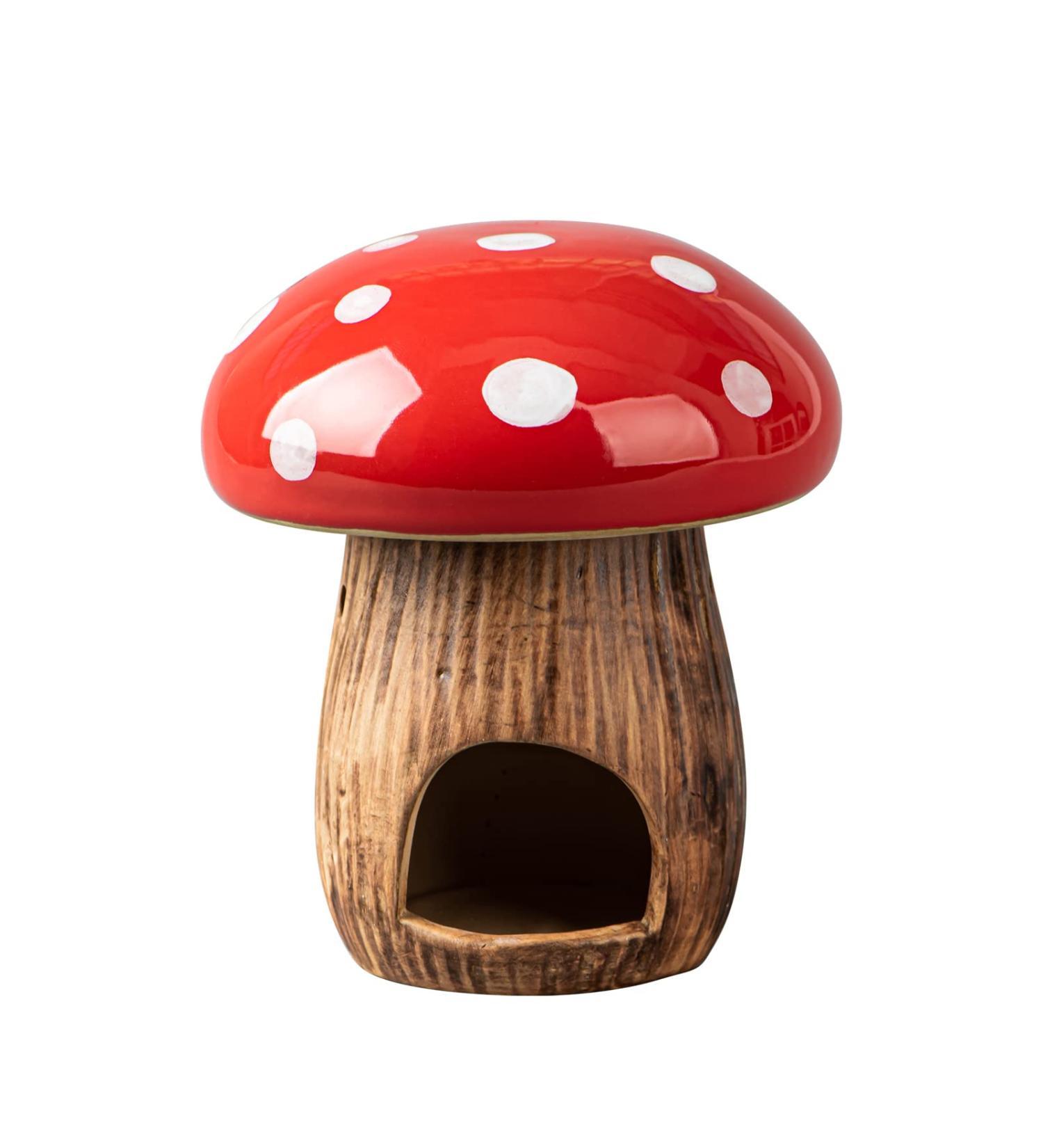 Milkwax Warmer for Essential Oils | Ceramic Wax & Fragrance Melting Burner - Red Wax Warmer - Buy Online on GoSupps.com