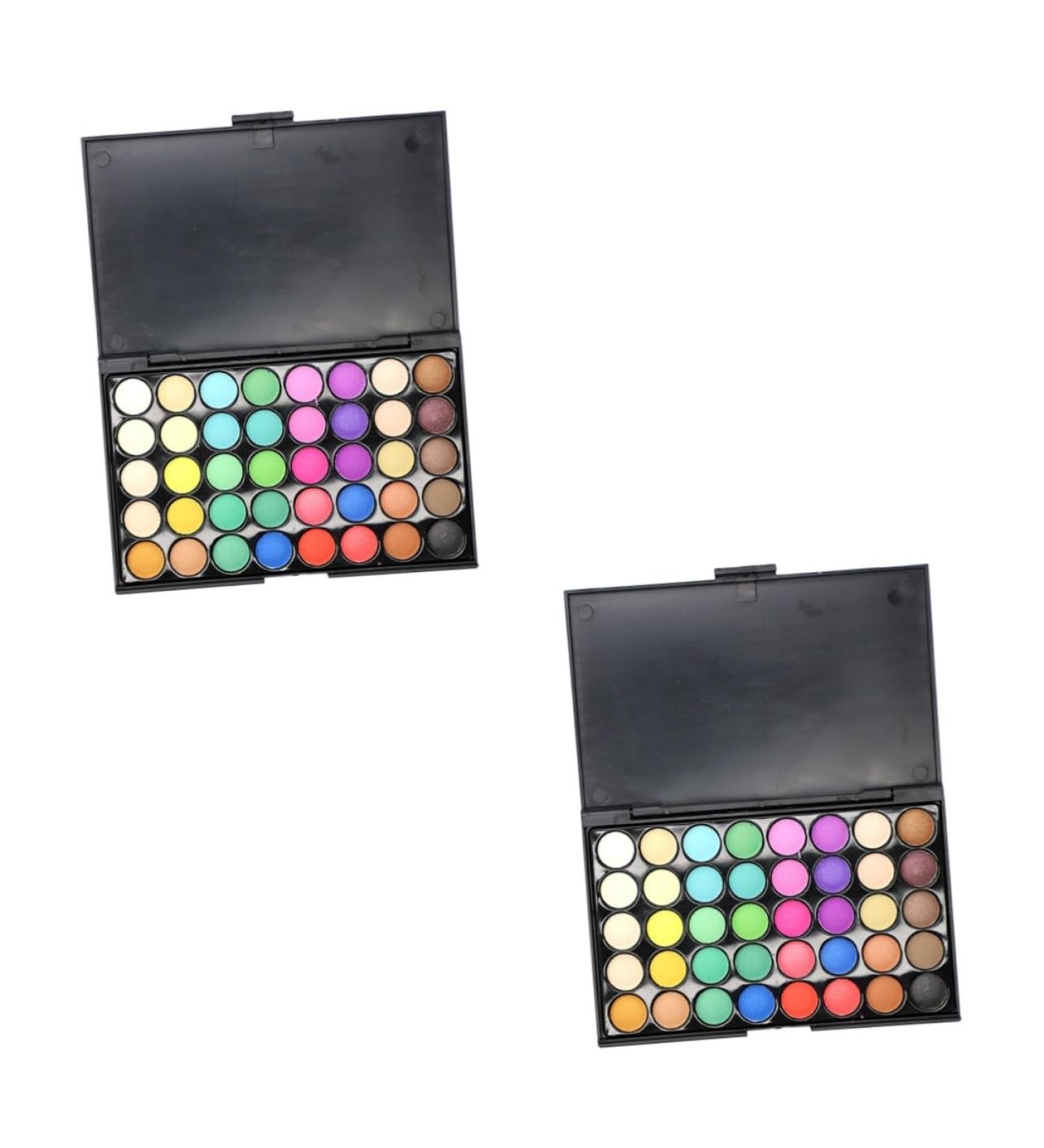 FRCOLOR 2pcs 40 Matte Eyeshadow Makeup Palette Eyeshadow Pallet Eye Shadow Multicolor Eyeshadow Palette 1 count (Pack of 1) As Shownx2pcs - Buy Online on GoSupps.com