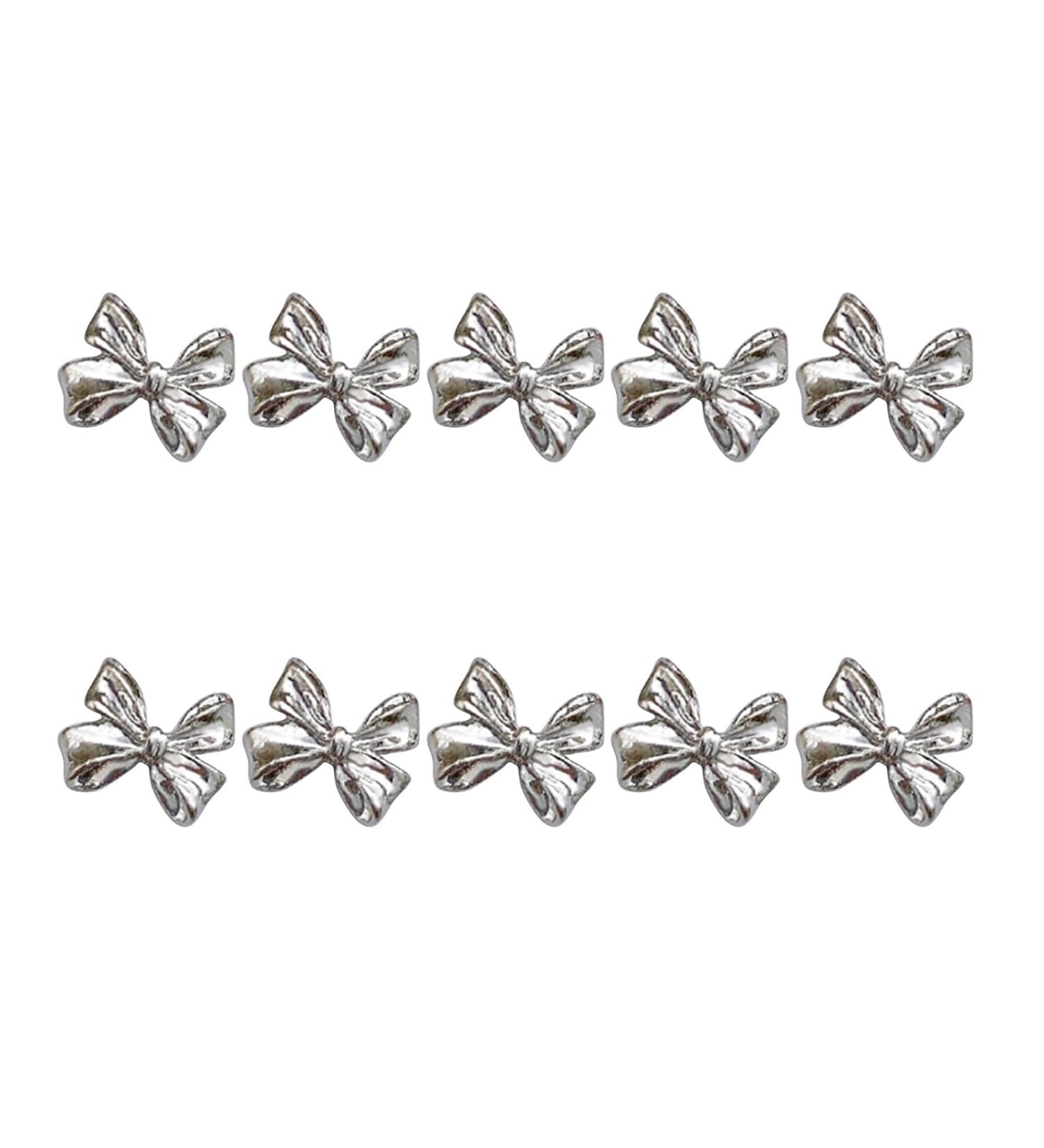 FEIlei 3D Nail Charms Bows Nail Art Studs Nail Jewelry for DIY Crafts Nail Art Decor - Buy Online on GoSupps.com