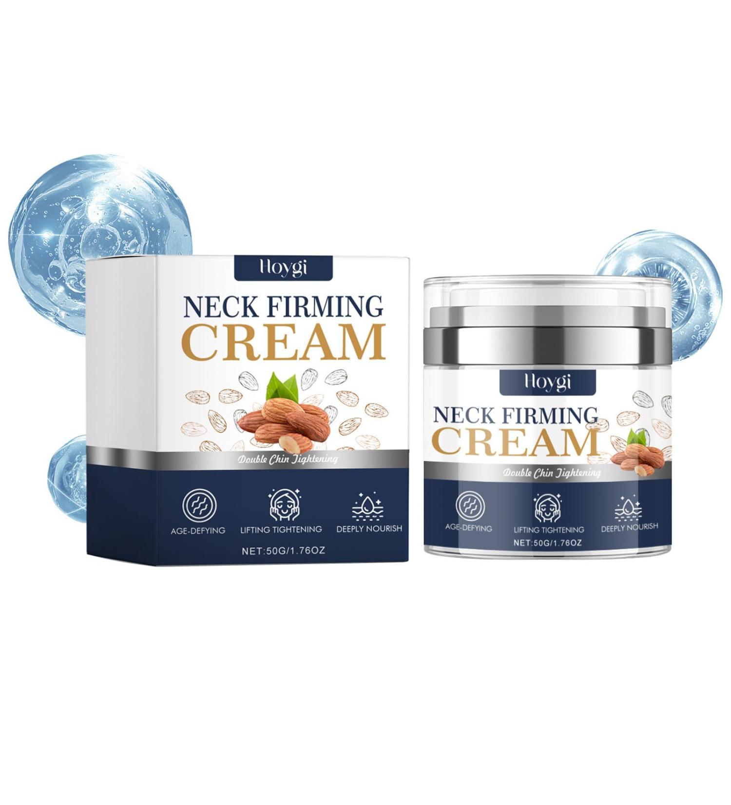 Neck Firming Cream - Anti-Aging Moisturizer with Almond Oil & Collagen for Tightening & Hydrating | Best Neck Creams for Women - Buy Online on GoSupps.com