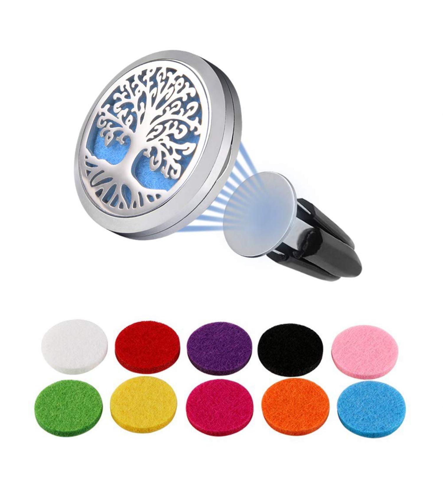 Vicloon Car Air Freshener - Magnetic Essential Oil Diffuser for Car Office & Home | Large Tree Style 1PC - Buy Online on GoSupps.com
