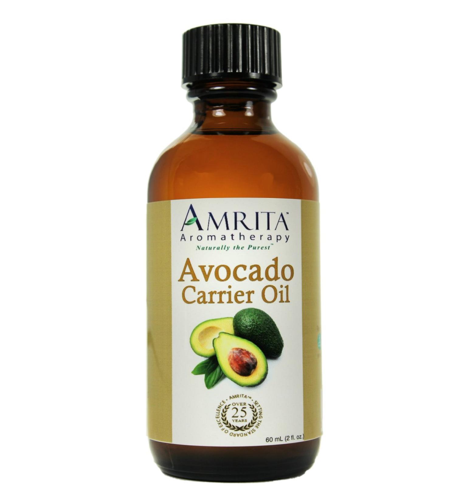 AMRITA Aromatherapy: Organic Avocado Oil -100% Natural Moisturizing Base Oil for Aromatherapy Massage Essential Oils & More- Size: Size: 1-Liter