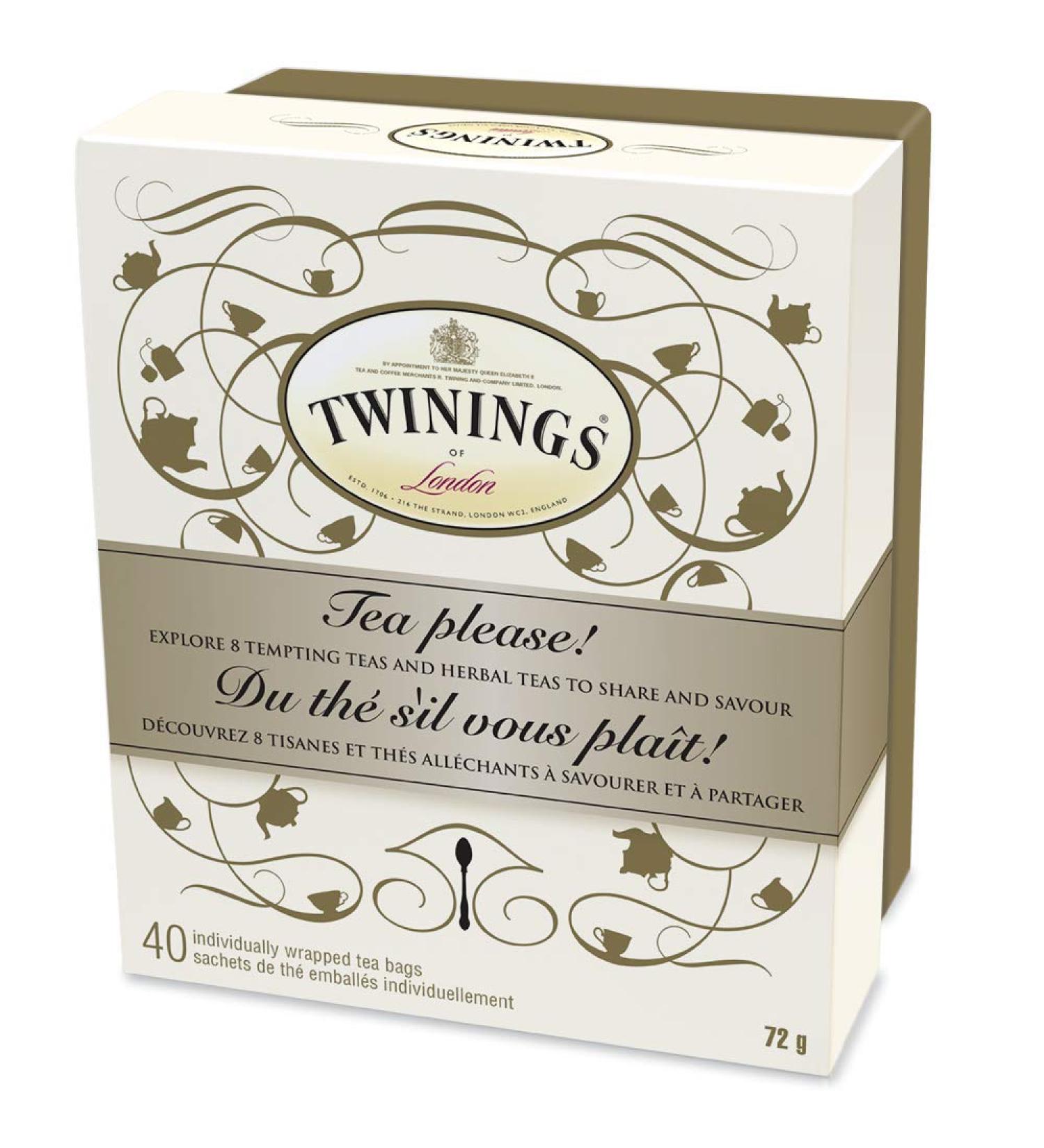 Twinings Tea Classics Sampler Gift Box | Exquisitely Curated Variety Collection | 40 Count Tea Bags | Enjoy Hot or Iced - Buy Online on GoSupps.com