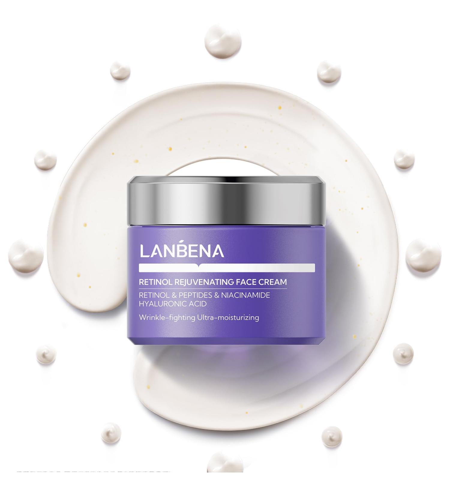 LANBENA Retinol Rejuvenating Face Cream 30g for Women and Men - Face Moisturizer with Brightening & Anti-Aging Effects Hydrating Formula for All Skin Tones 1 Fl Oz - Buy Online on GoSupps.com